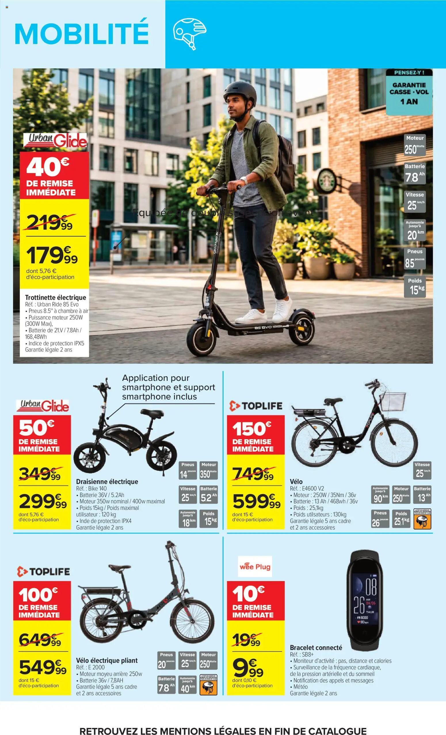 {H1} | Page: 71 | Produits: Vélo, Pneus, Trottinette électrique, Batterie