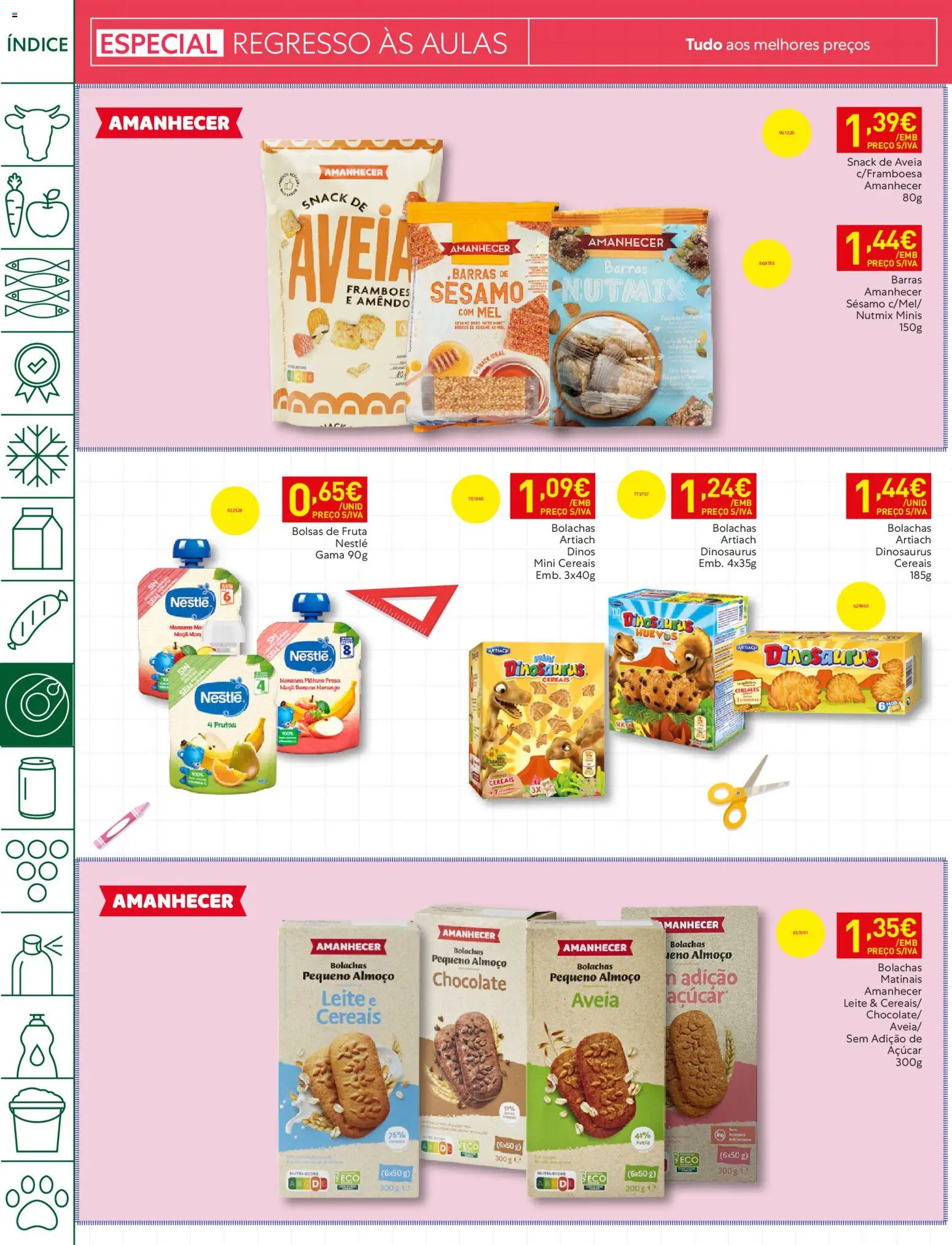 Recheio folheto Madeira │ válido de 25/08/2026 | Página: 22 | Produtos: Banana, Frutas, Mel, Cereais