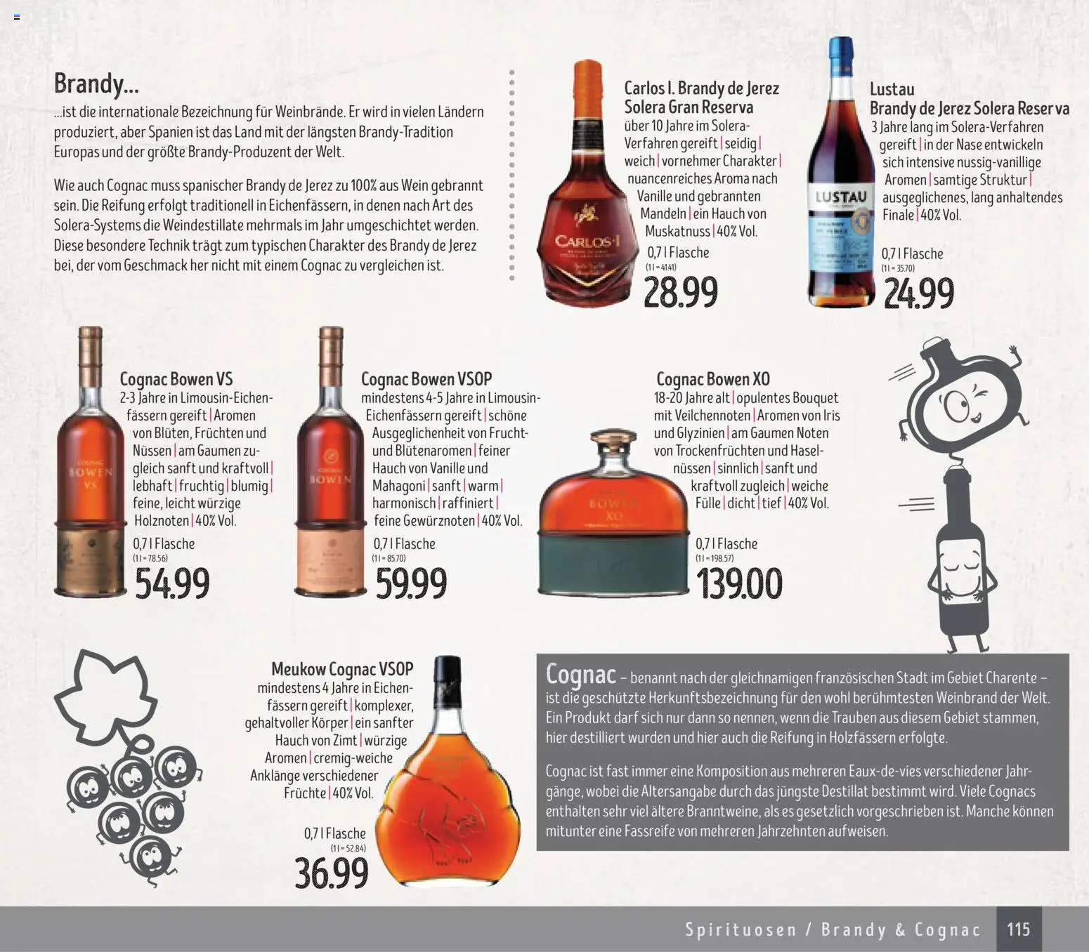 Edeka Struve Wein– und Spirituosen – gültig ab 14.11.2025 | Seite: 115 | Produkte: Trauben, Mandeln, Vanille, Wein