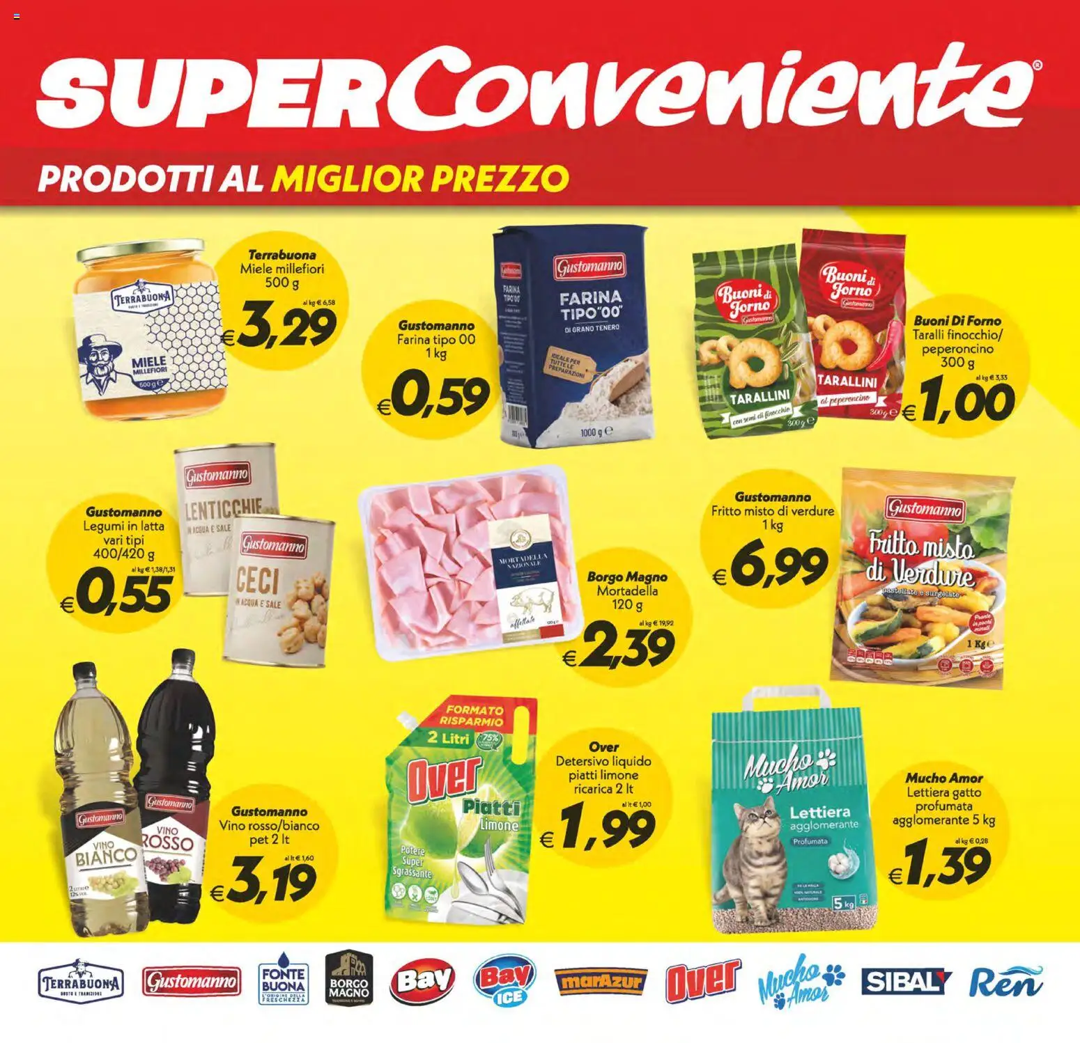 Volantino SuperConveniente del 19.05.2026 | Pagina: 19 | Prodotti: Ceci, Lenticchie, Verdure, Miele