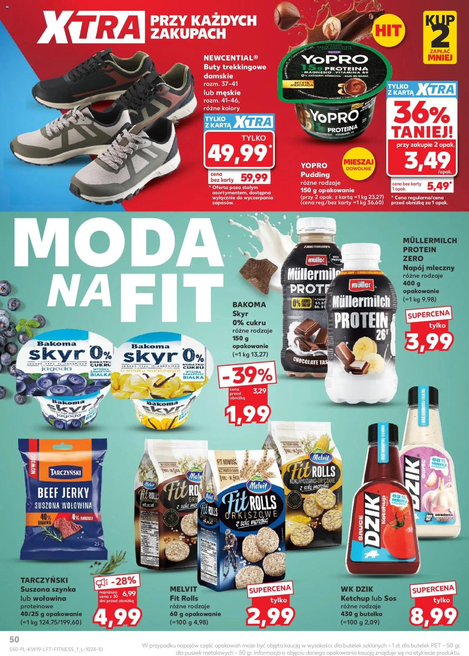 Kaufland gazetka od 07.05.2026 | Strona: 50 | Produkty: Karta, Suszona wołowina, Szynka, Jogurt
