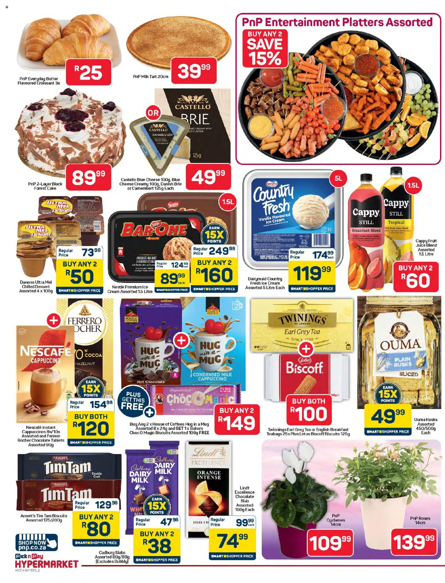 New Pick n Pay catalogue – valid from 24.04.2026 | Page: 2 | Products: Coffee, Mug, Cream, Fruit
