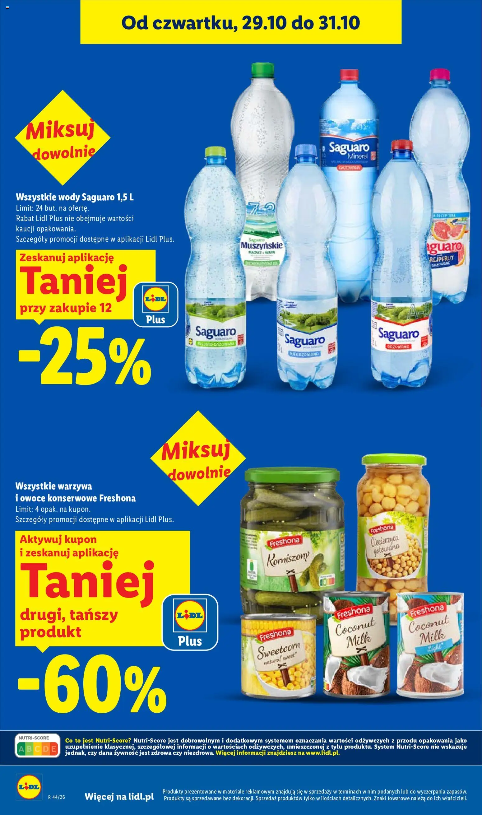 Lidl Polsko leták od 29.10.2026 | Strana: 24 | Produkty: Saguaro