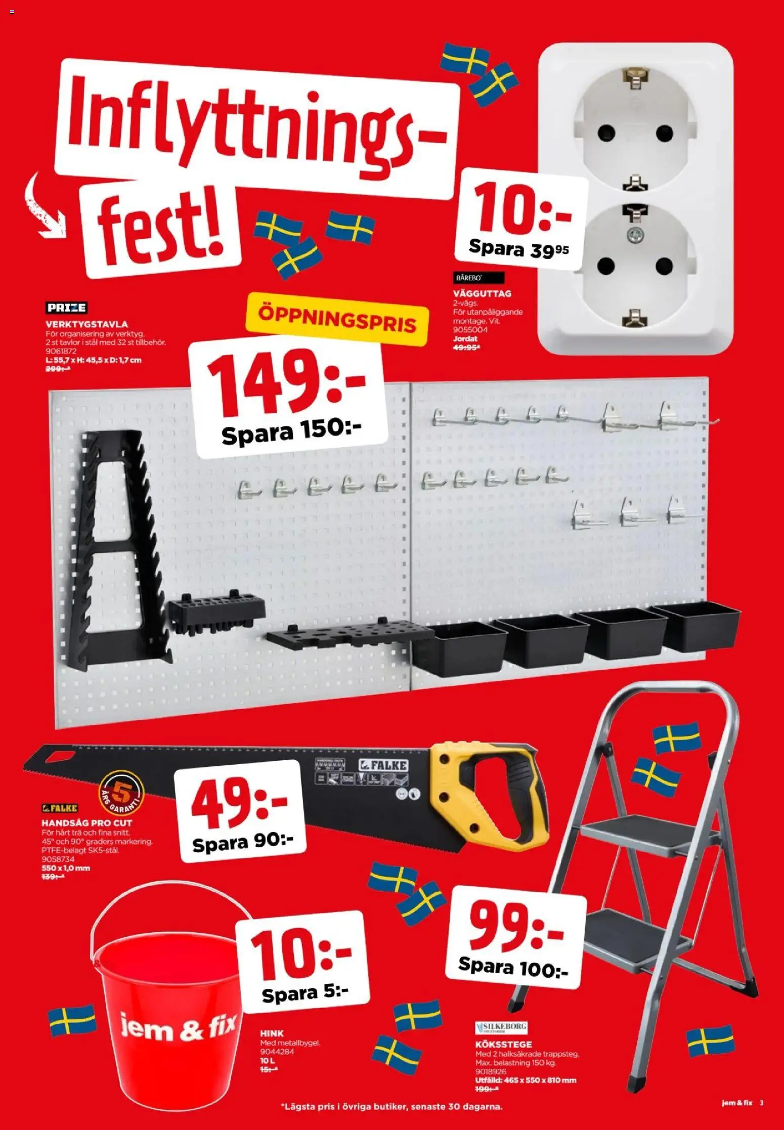 Jem & Fix reklamblad aktuell från 27/10/2026 | Sida: 3 | Produkter: Hink