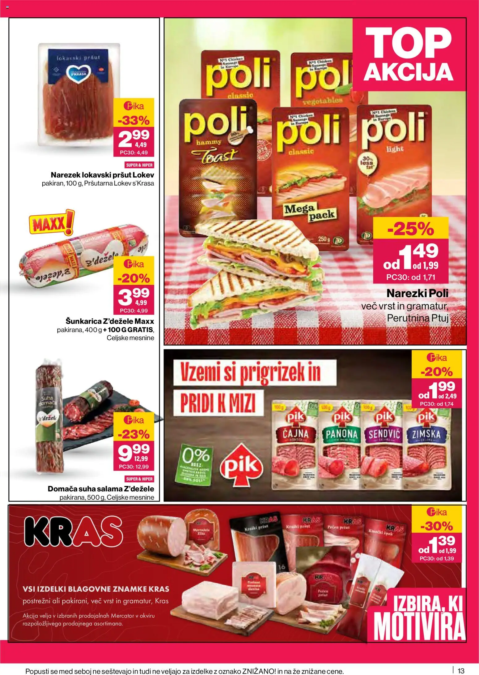 Novi Mercator katalog ponudbe – veljaven od 02.07.2026 | Stran: 13