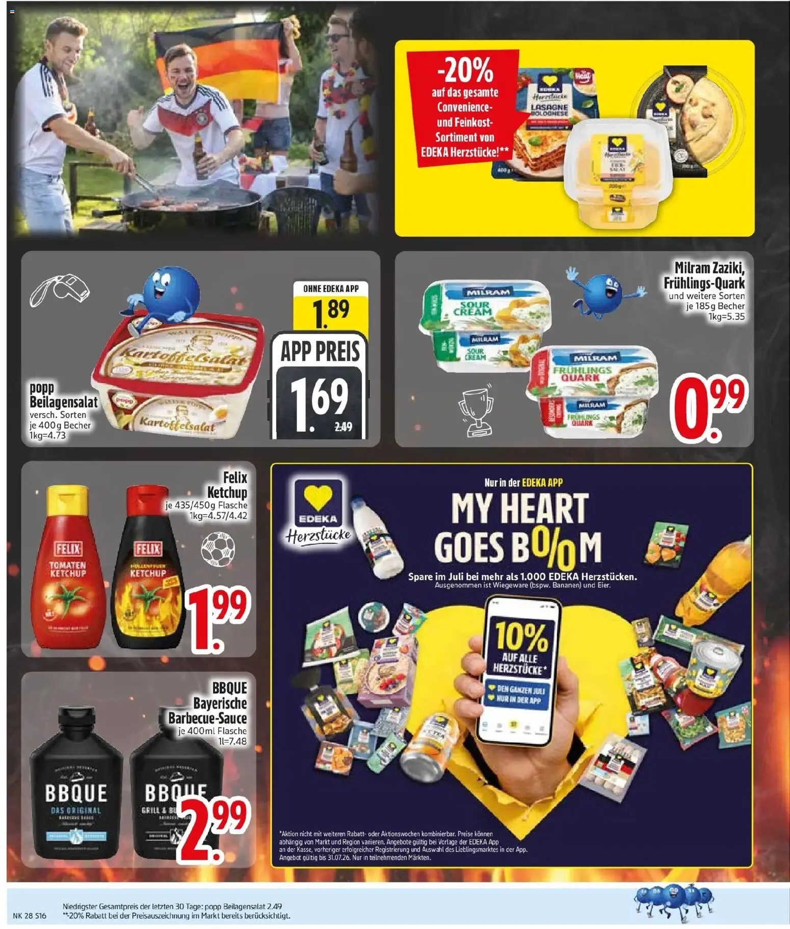 Edeka - EDEKA: Wochenangebote – gültig ab 05.07.2026 | Seite: 18 | Produkte: Grill, Bananen, Milram, Ketchup