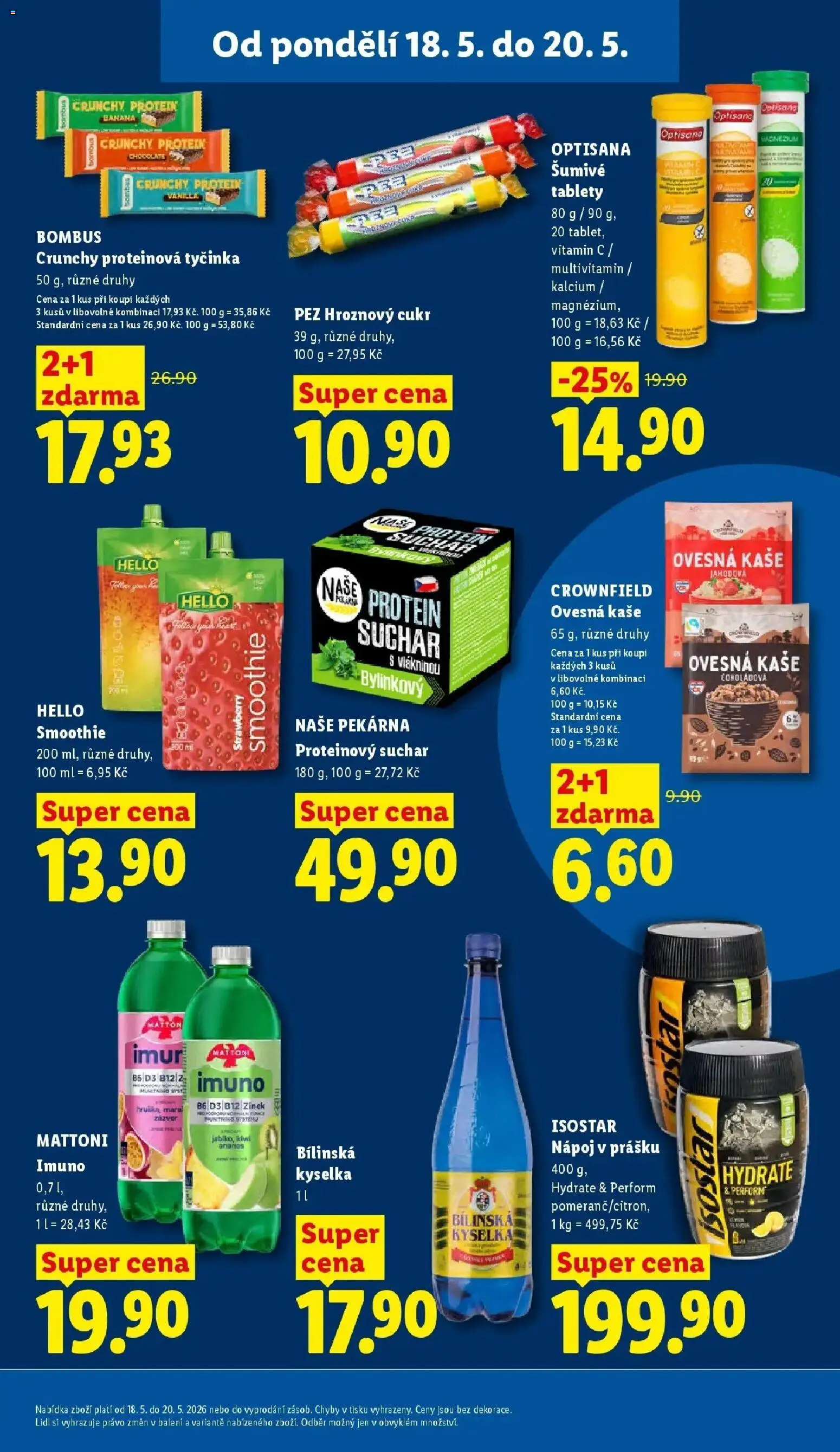 Lidl aktuální leták od 18.05.2026 | Strana: 21 | Produkty: Vitamin c, Kiwi, Ovesná kaše, Protein bar