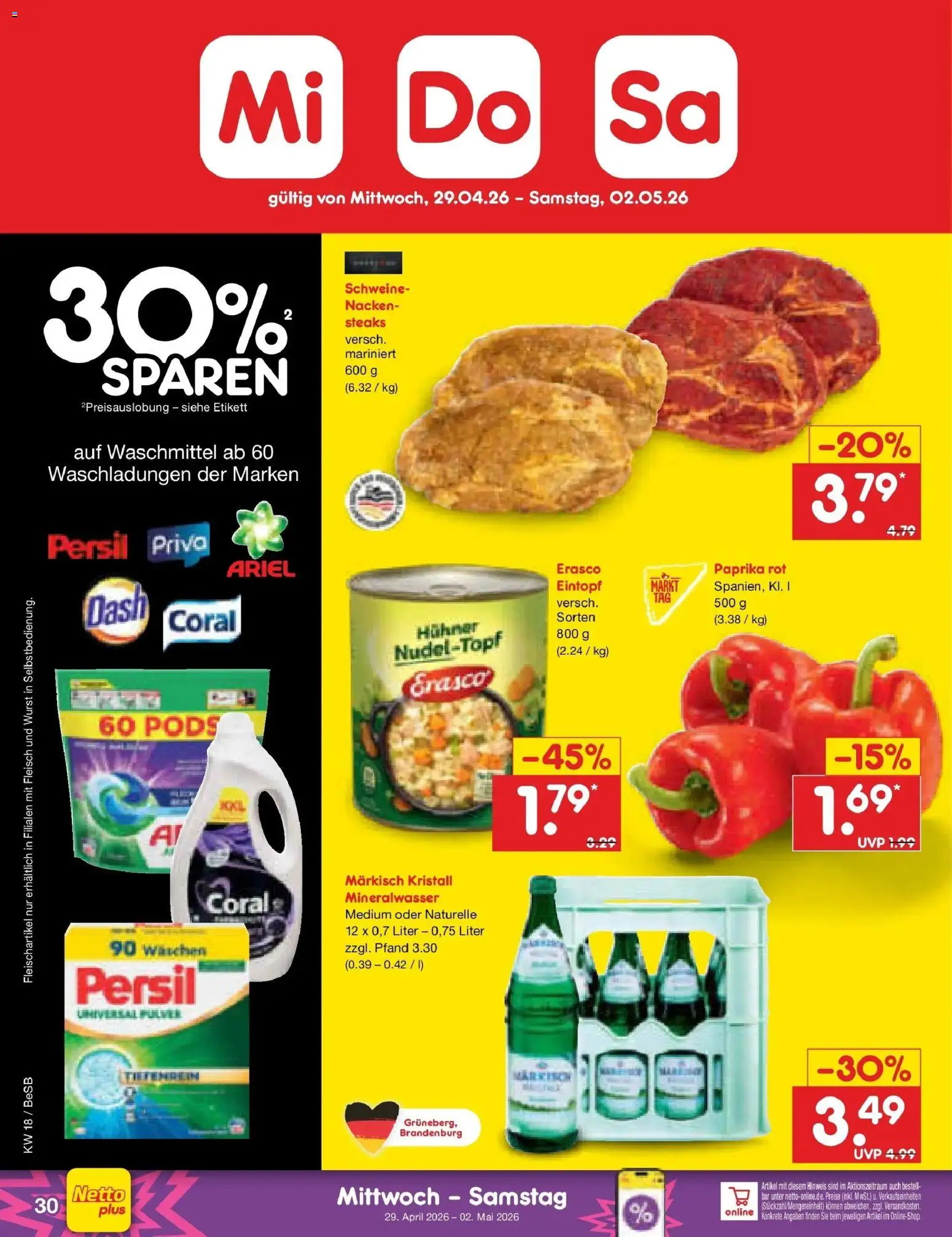 Netto Marken-Discount Prospekt Kremmen (ab 27.04.2026) » Angebote