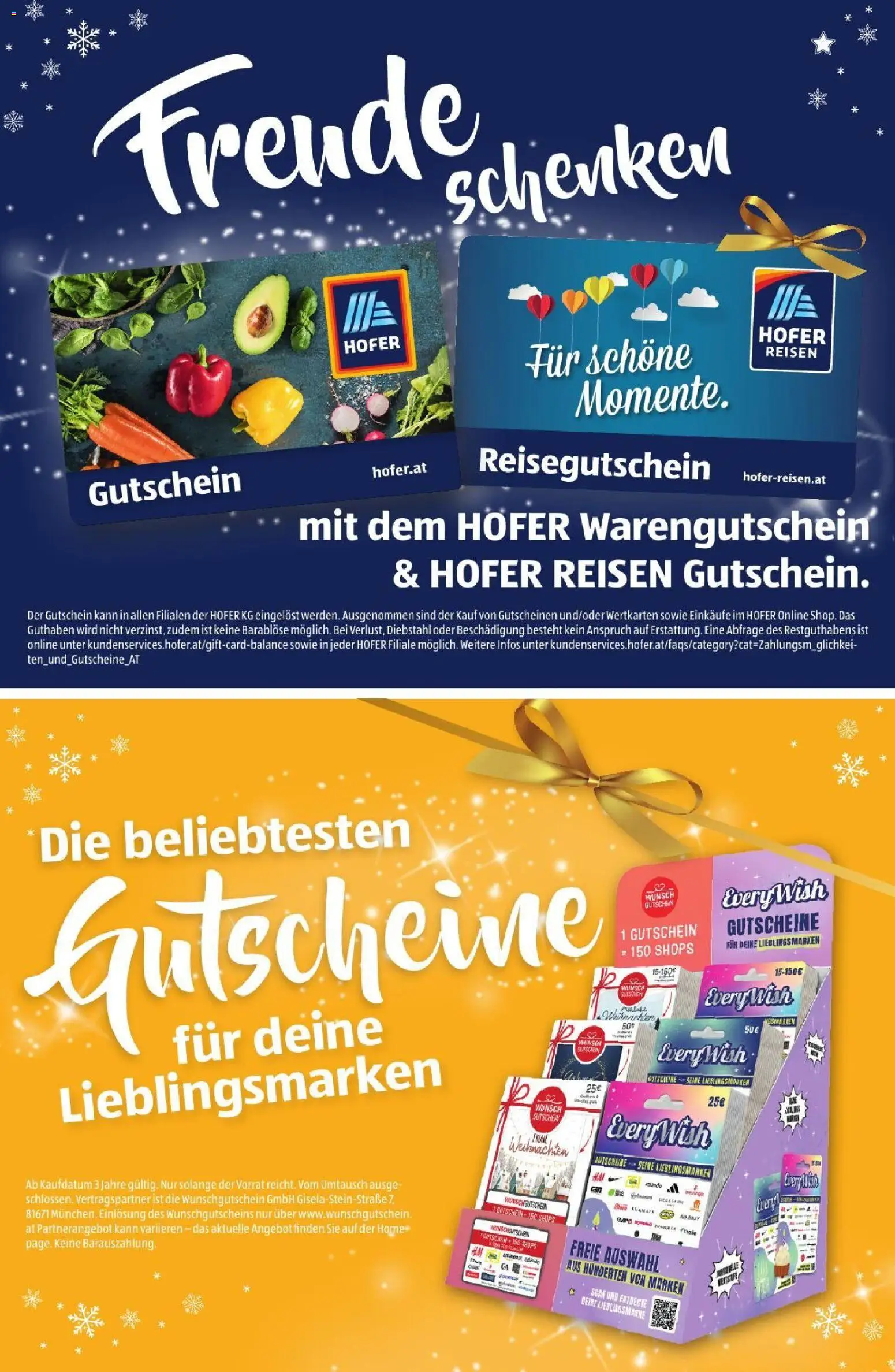 Hofer Weihnachtskatalog gültig ab 28.10.2026 | Seite: 44