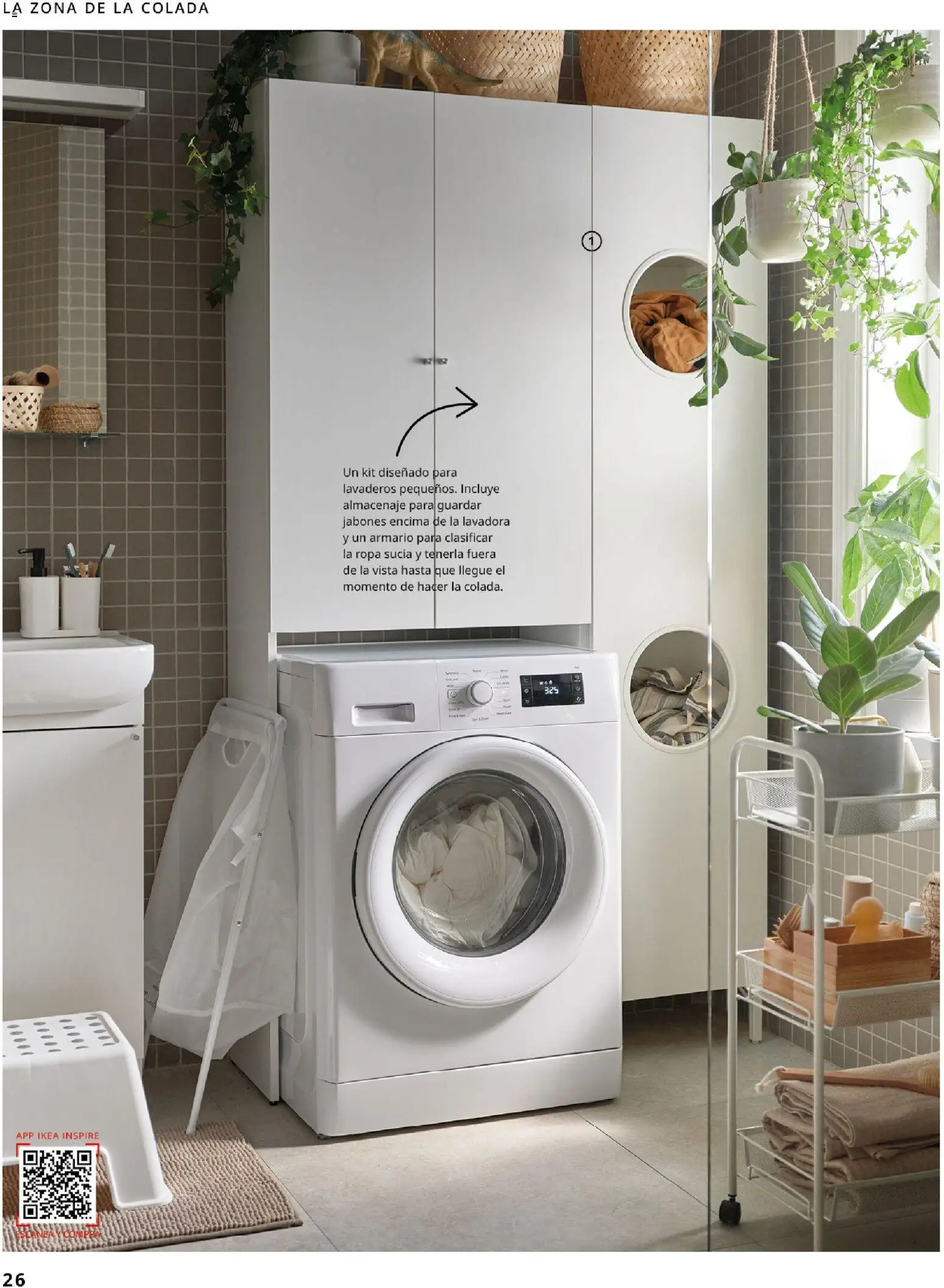 Catálogo IKEA Baňos │ válido desde el 01.02.2026 | Página: 26 | Productos: Ropa, Lavadora, Almacenaje, Armario