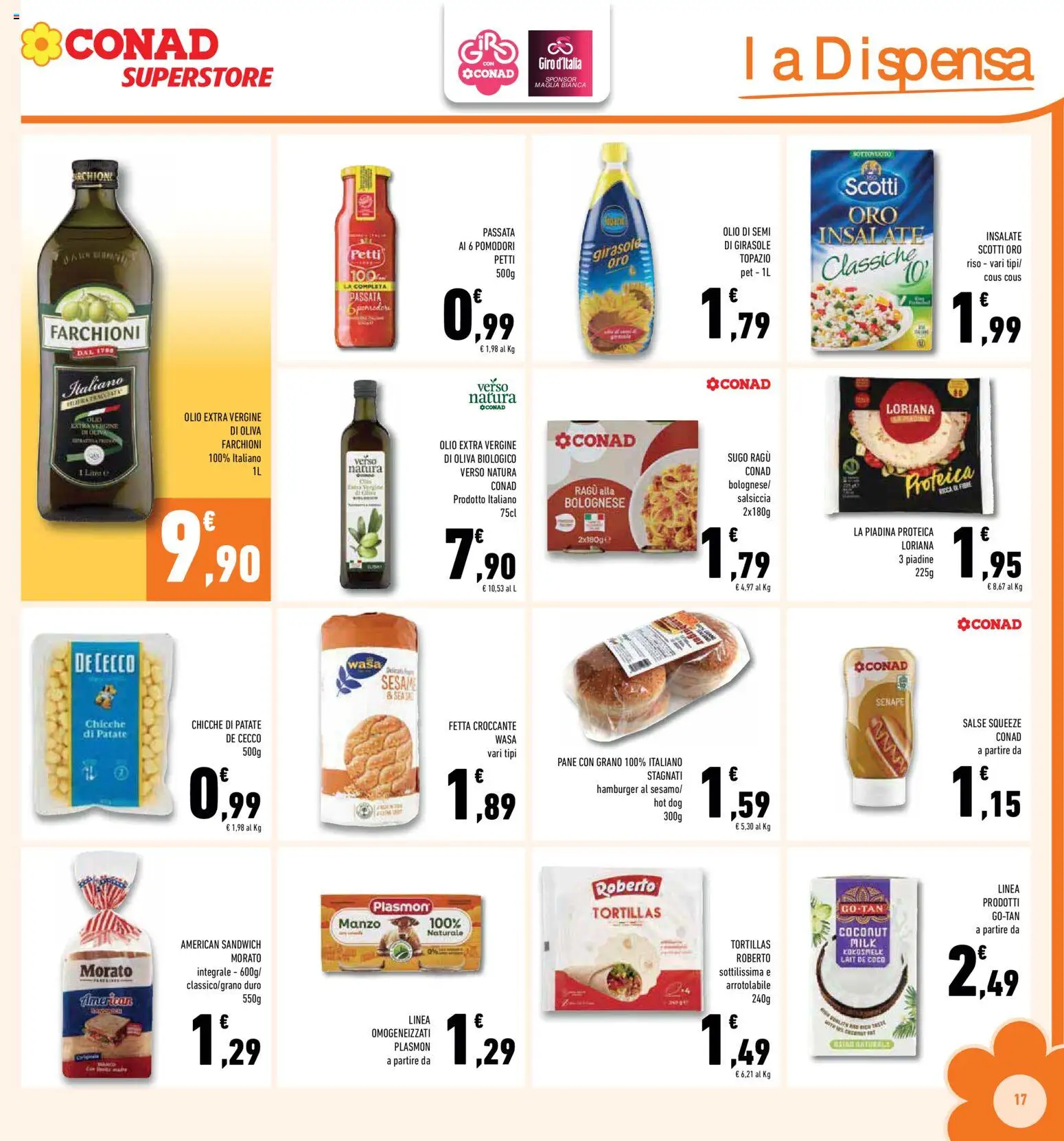 Volantino Conad del 06.05.2026 | Pagina: 17 | Prodotti: Manzo, Olio, Salsiccia, Gnocchi