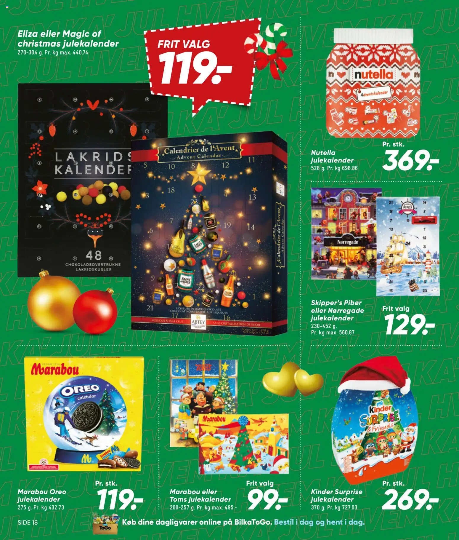 Bilka tilbudsavis – gyldig fra 30/10/2026 | Side: 20 | Produkter: Dagligvarer, Lakrids, Nutella, Oreo
