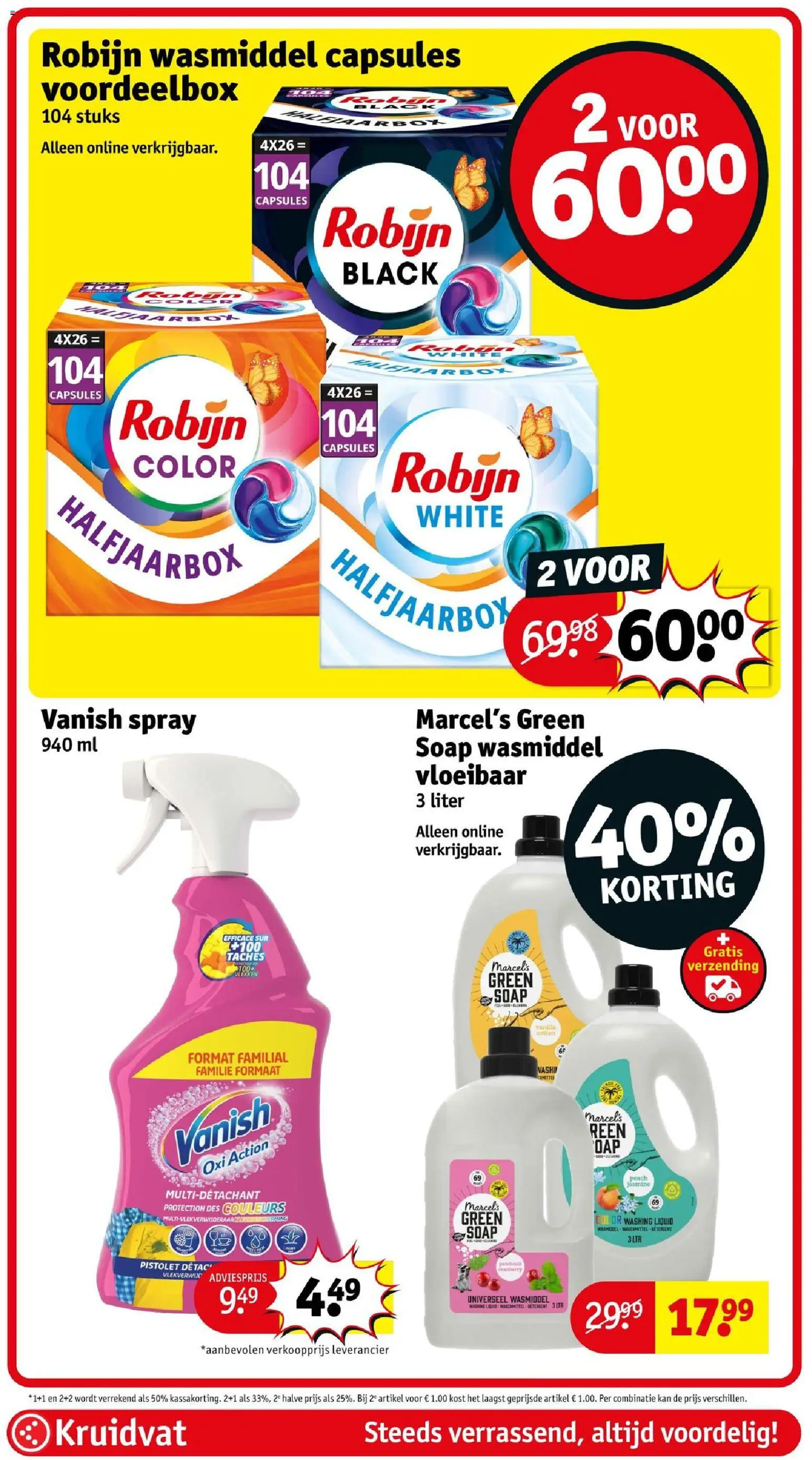 {H1} | Pagina: 113 | Producten: Wasmiddel, Robijn, Kan, Capsules