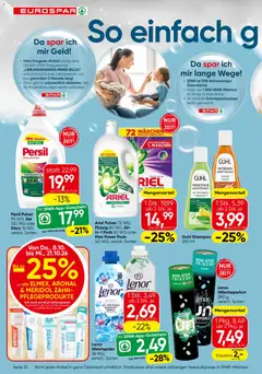 Eurospar Flugblatt ab 08.10.2026 gültig | Seite: 12 | Produkte: Duft, Shampoo, Weichspüler