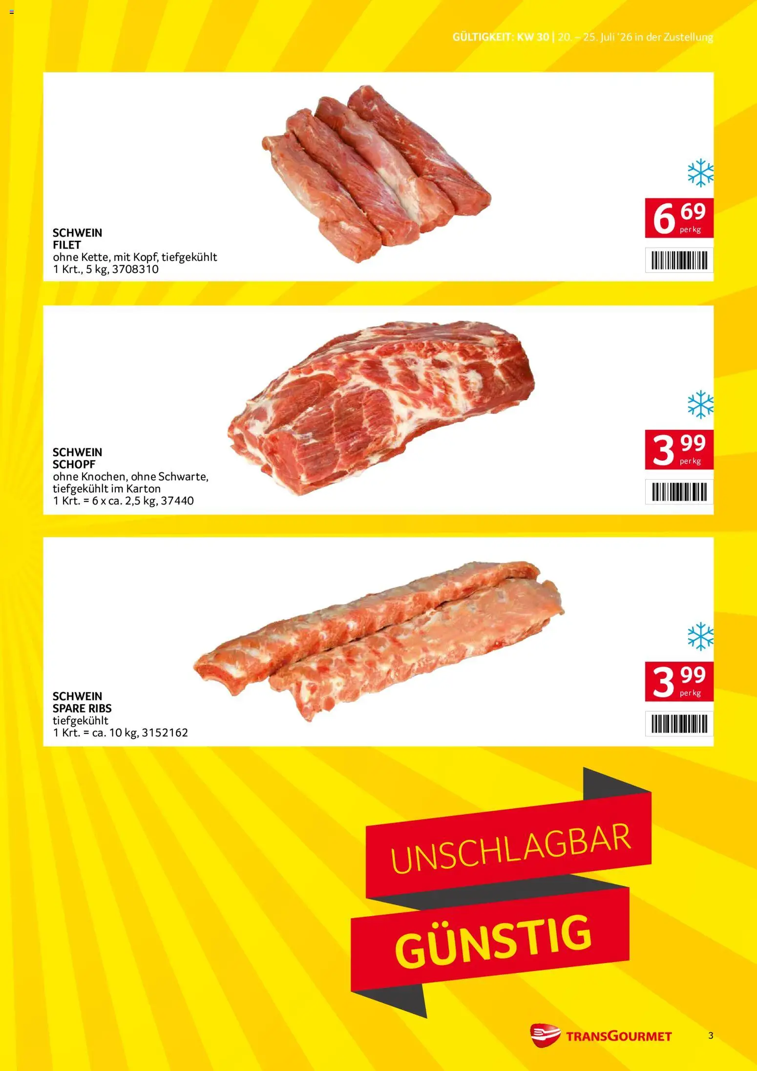 Transgourmet Zustellaktion gültig ab 20.07.2026 | Seite: 3
