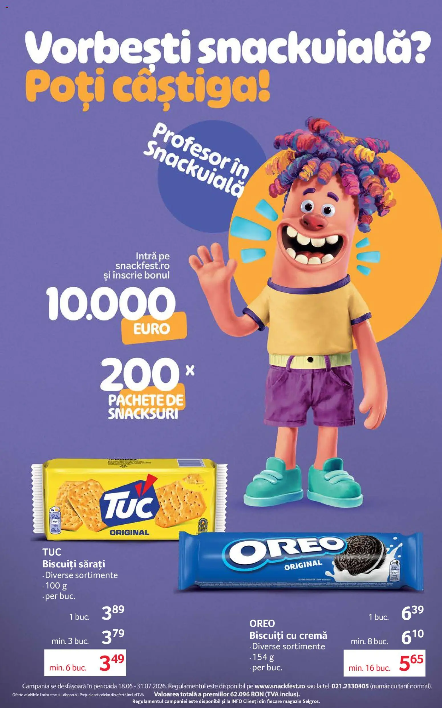 Noul catalog Selgros – valabil de la 26.06.2026 | Pagină: 15 | Produse: Cremă, Biscuiți