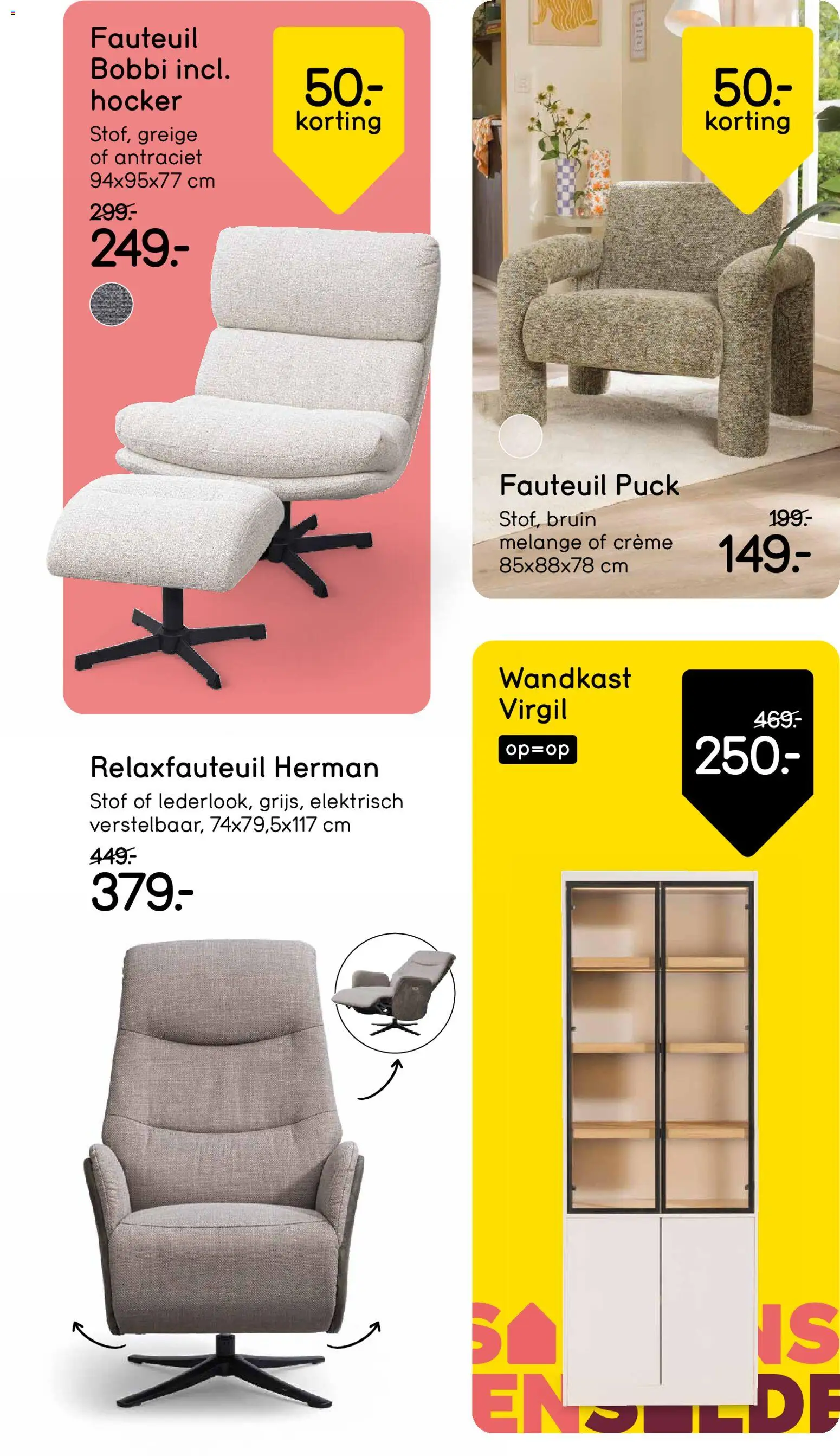 {H1} | Pagina: 9 | Producten: Fauteuil, Crème