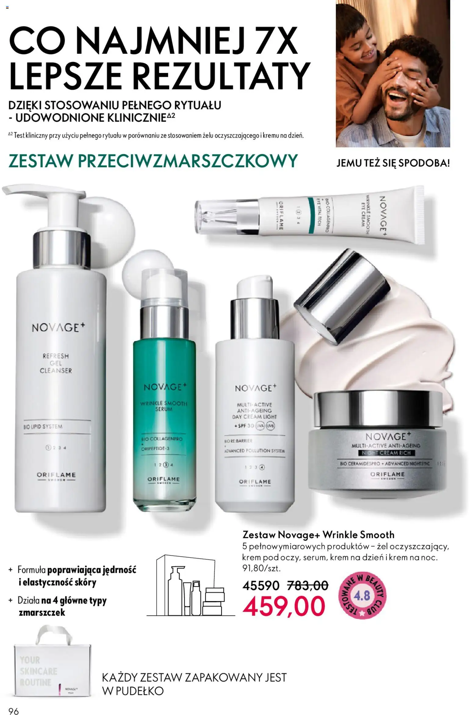Oriflame Katalog 8 2026 od 27.05.2026 | Strona: 96 | Produkty: Pudełko, Krem