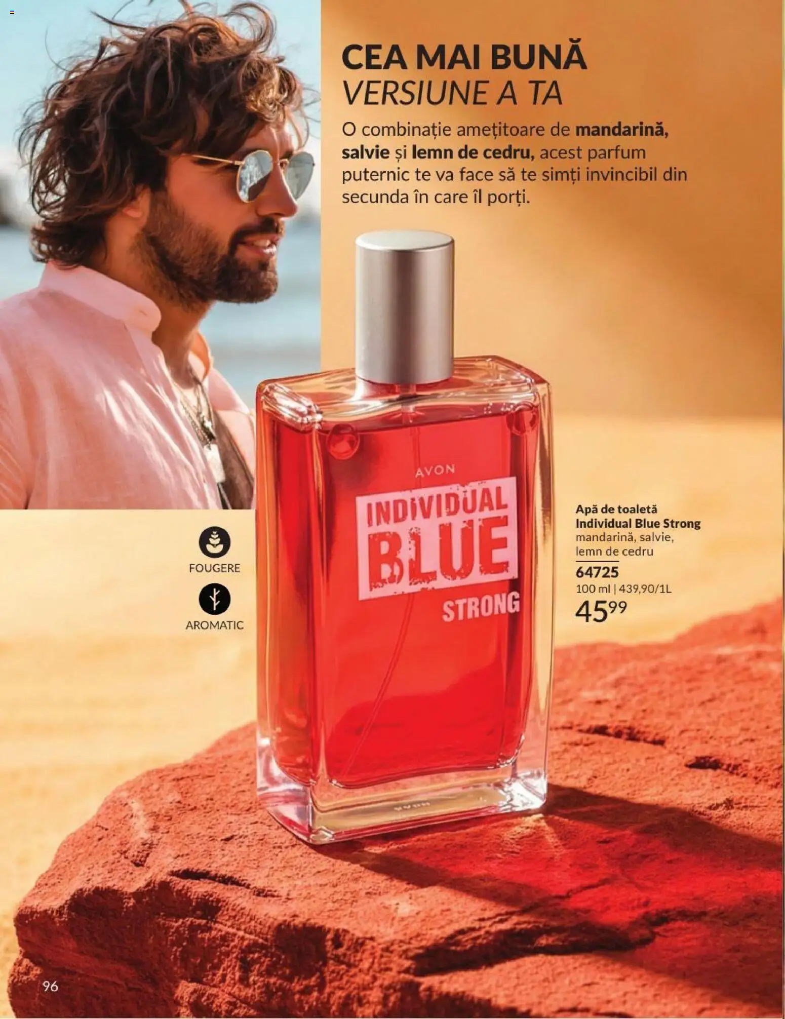 Noul catalog Avon – valabil de la 01.08.2026 | Pagină: 96 | Produse: Toaletă, Parfum, Apă de toaletă, Apă