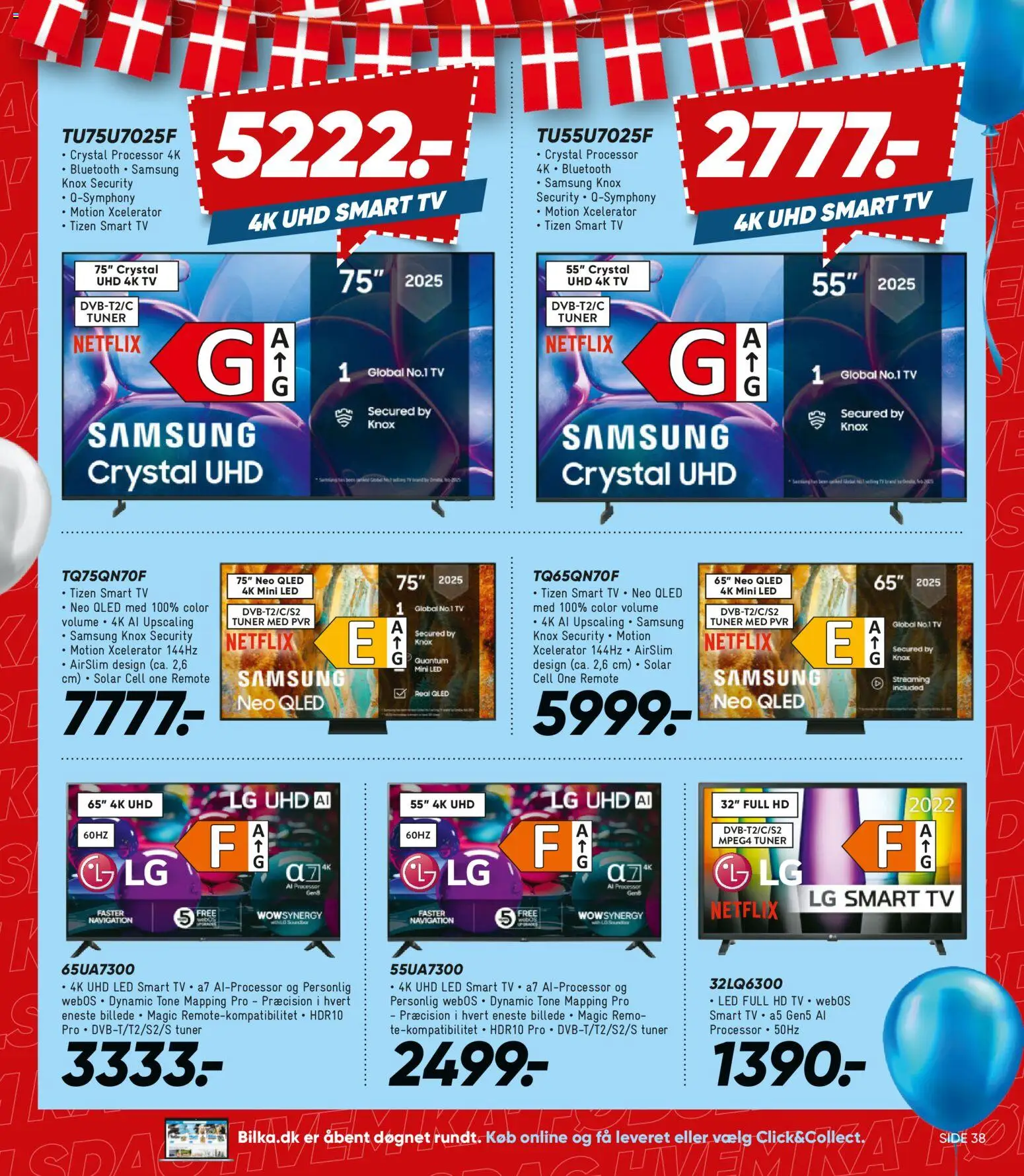 Bilka tilbudsavis – gyldig fra 04/09/2026 | Side: 28 | Produkter: Processor, Smart TV, TV, Navigation