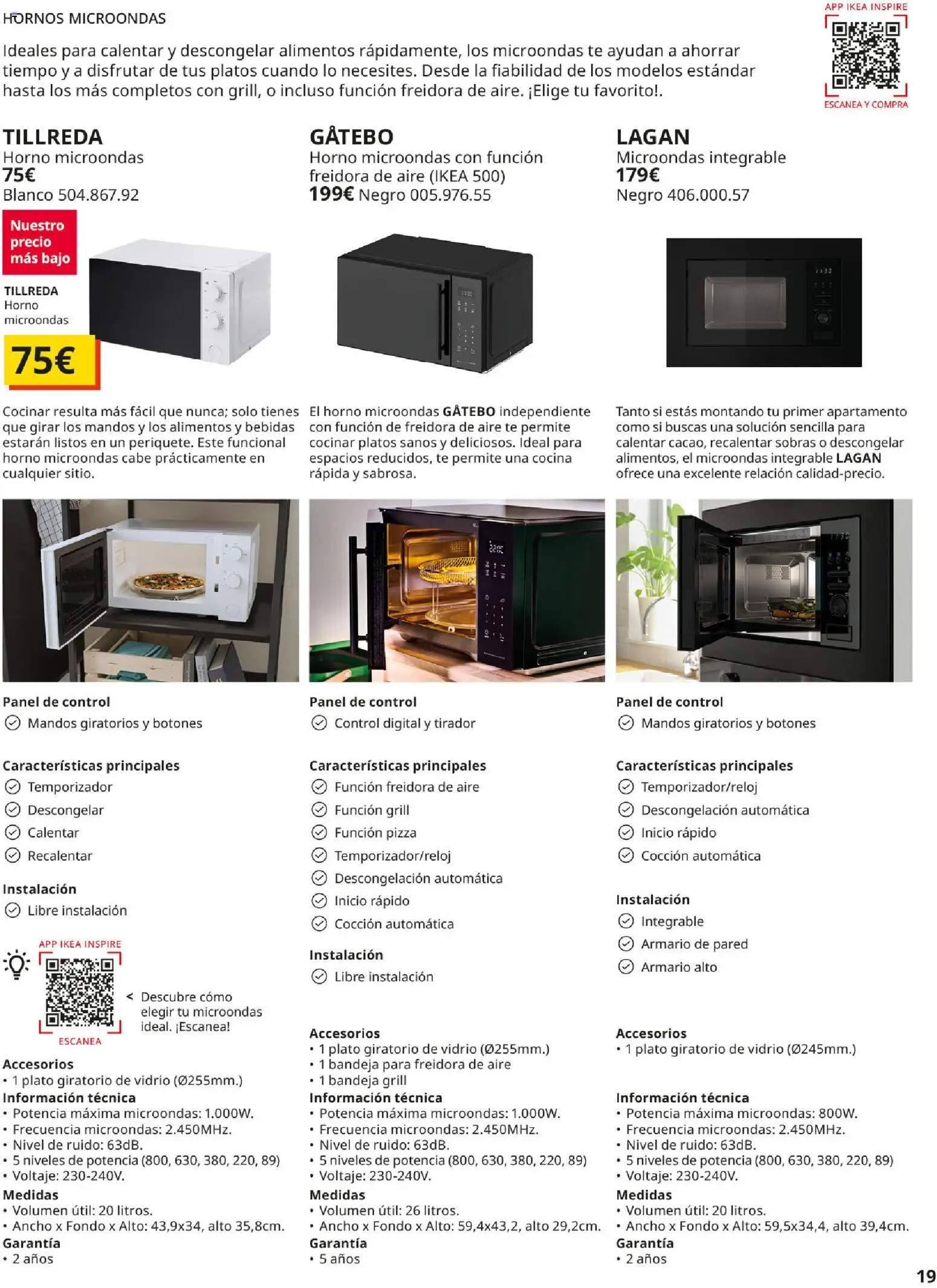 IKEA - Electrodomésticos │ válido desde el 01/09/2026 | Página: 19 | Productos: Bebidas, Freidora, Bandeja, Armario