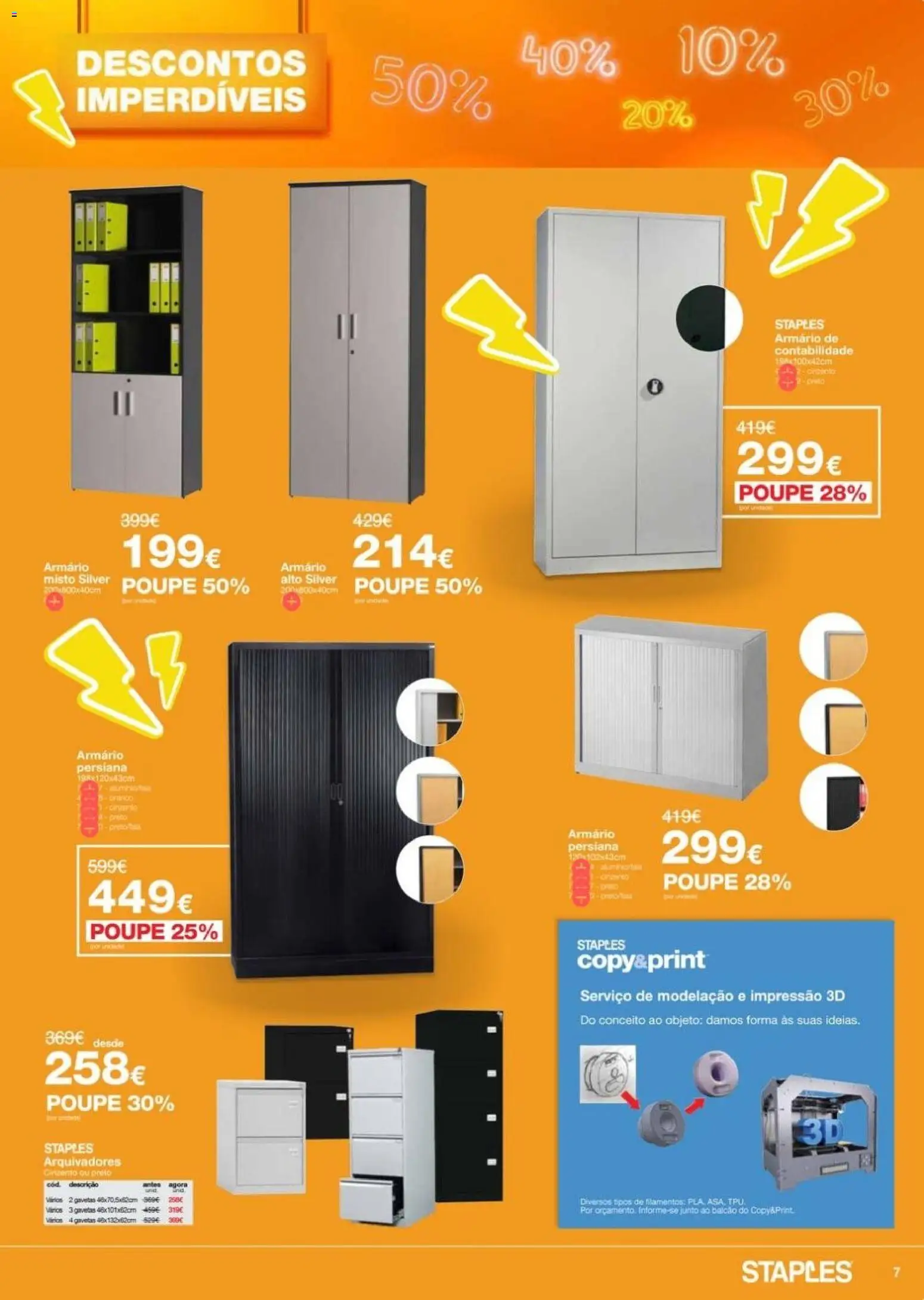 Staples Descontos imperdiveis de julho │ válido de 09/07/2026 | Página: 7 | Produtos: Armário