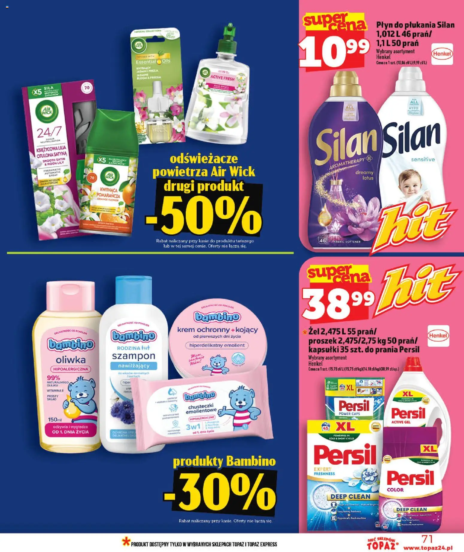 Topaz gazetka - MAZ od 28.05.2026 | Strona: 71 | Produkty: Persil, Szampon, Krem