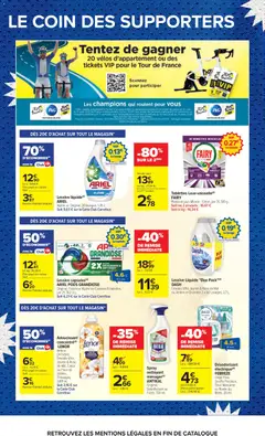 Carrefour - Prévisualisation de Carrefour catalogue valide à partir de 09.06.2026 | Page: 6 | Produits: Tablette, Lenor, Fairy, Lessive Liquide