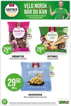 Forhåndsvisning av RØDBETER, Rødbeter. Søte og fargerike. Perfekt til ovnsbaking, sylting og salater. gyldig fra 07/09/2026 | Side: 11 | Produkter: Frukt, Ved, Rødbeter, 1