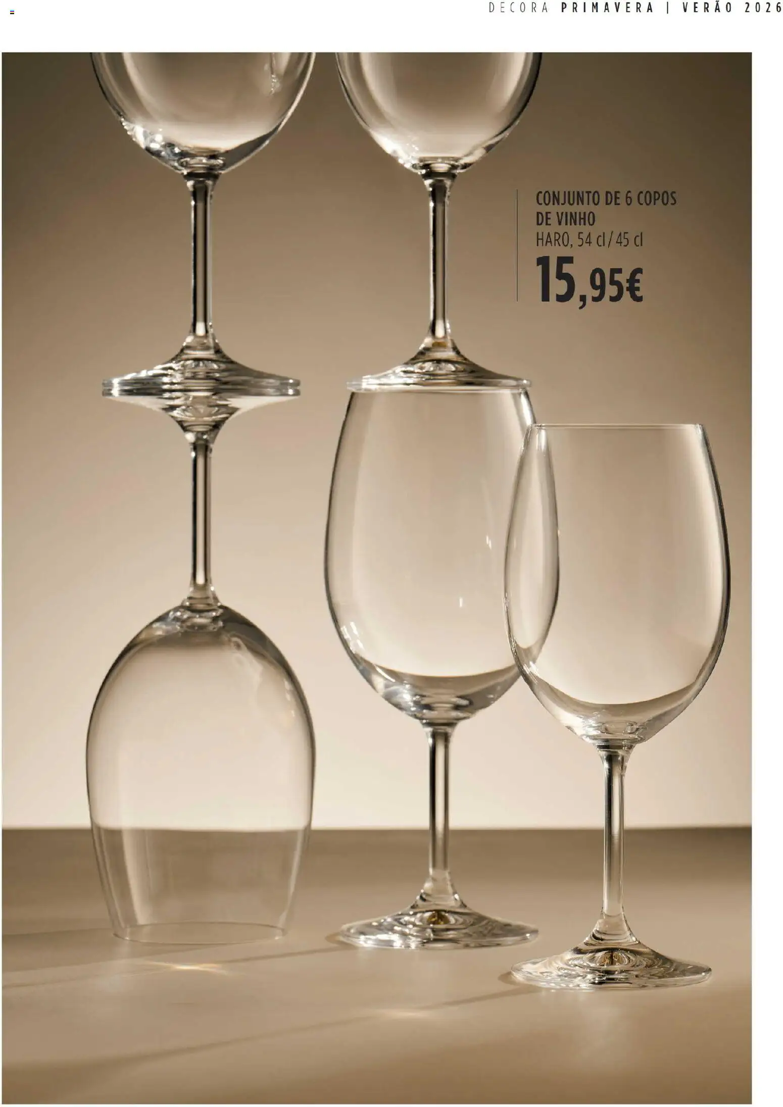 El Corte Ingles Decora │ válido de 23.04.2026 | Página: 109 | Produtos: Copos, Vinho