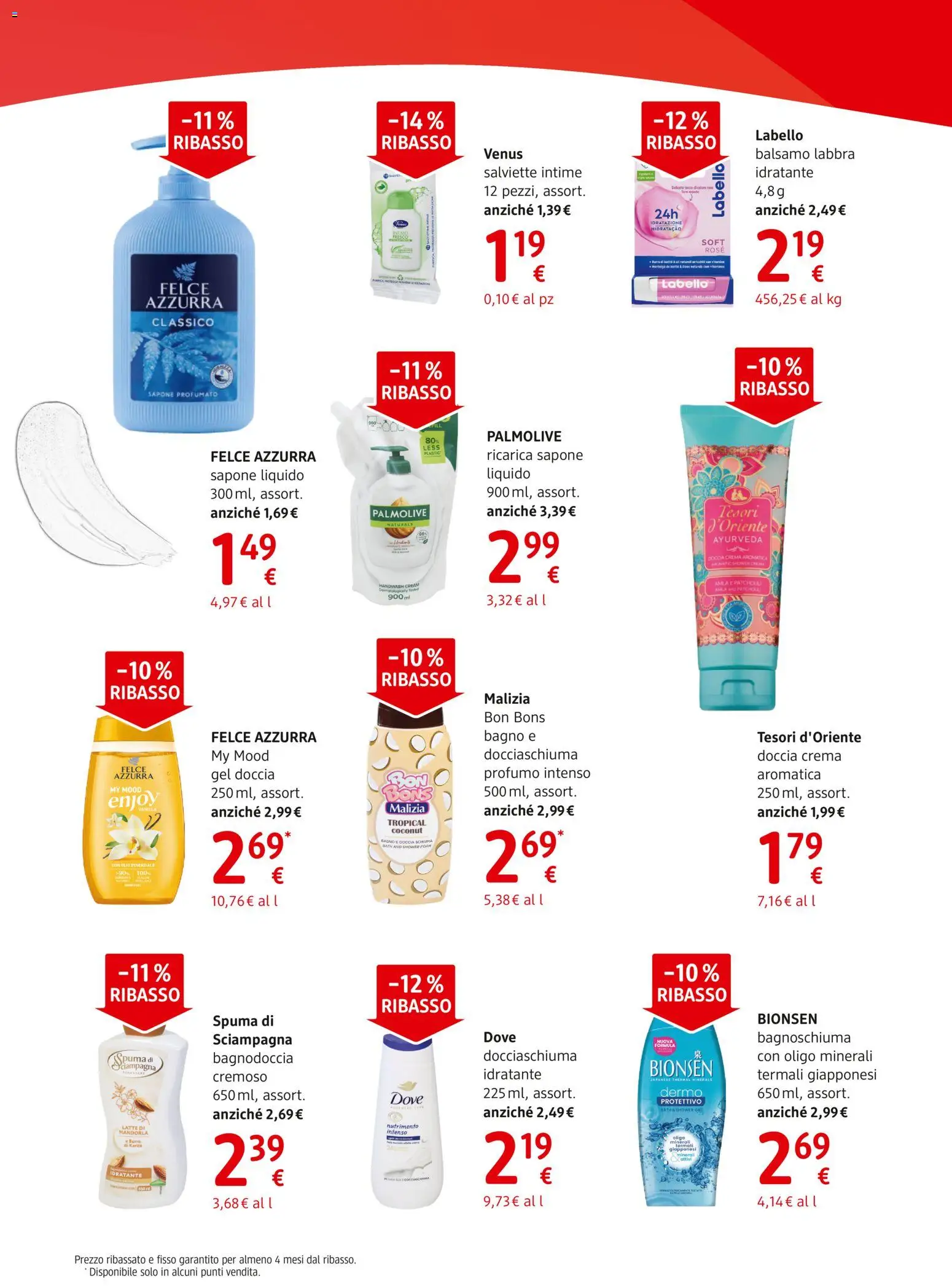 Volantino dm drogerie markt del 11.06.2026 | Pagina: 4 | Prodotti: Balsamo, Crema, The, Bagno