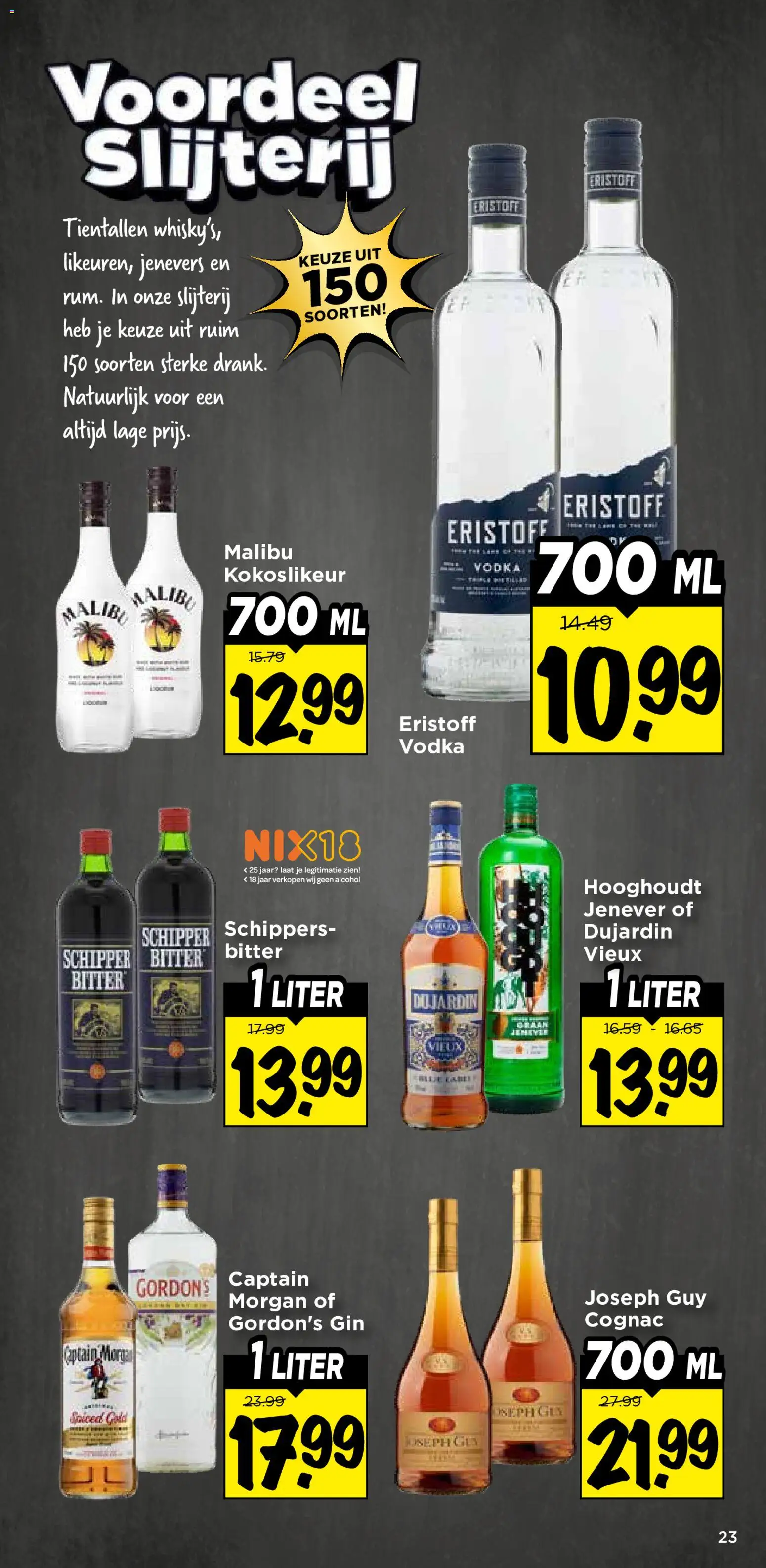 {H1} | Pagina: 29 | Producten: Gordon’s Gin, Gin, Captain Morgan, Alcohol
