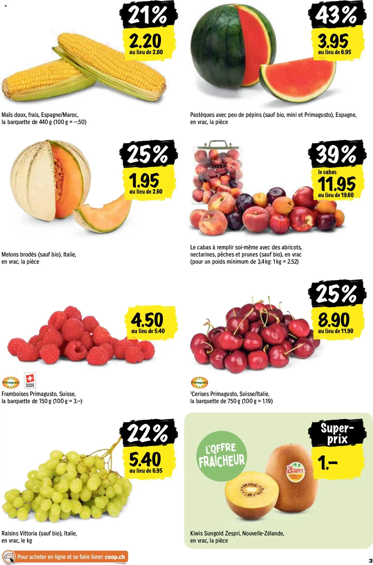Coop aktionen FR – gültig ab 18.06.2026 | Seite: 3