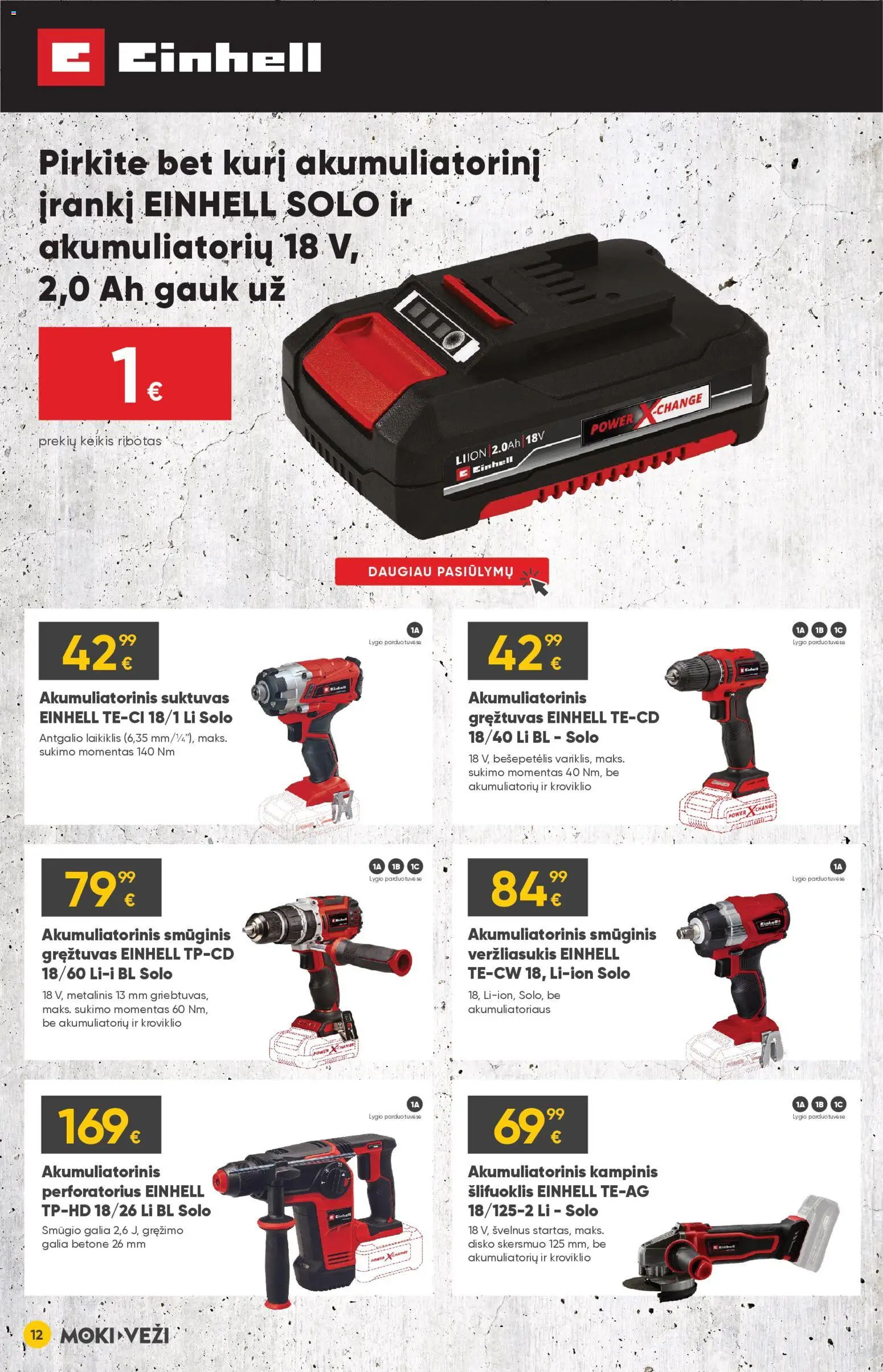 MOKI VEŽI akcijos nuo 05.03.2026 | Puslapis: 12