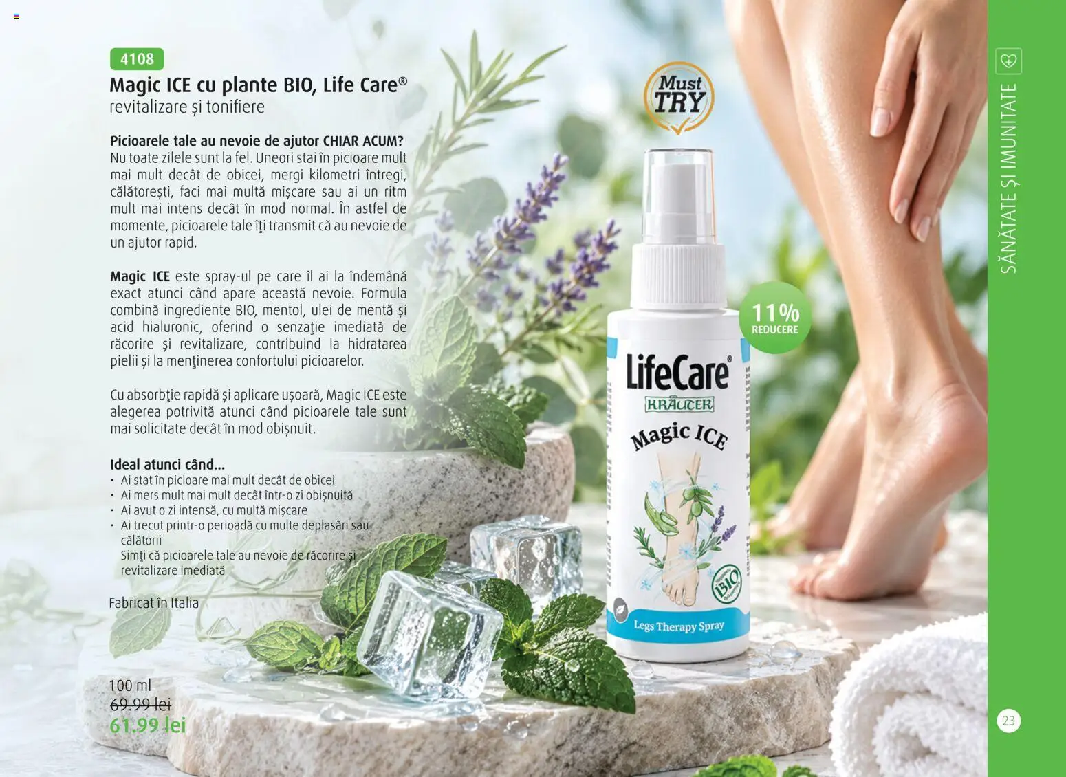 Noul catalog Life Care – valabil de la 01.10.2026 | Pagină: 25 | Produse: Menta, Magic, Ulei