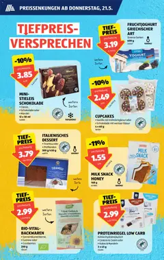 Aldi aktionen ab 21.05.2026 gültig | Seite: 10 | Produkte: Fruchtjoghurt, Schokolade