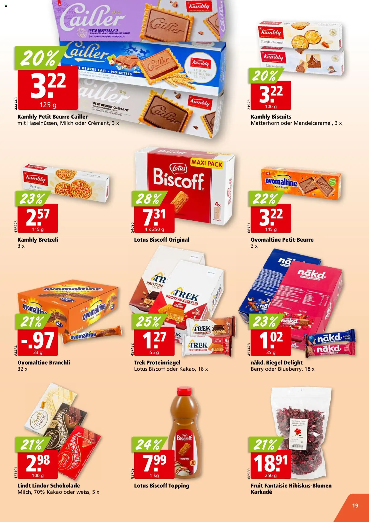 Aligro aktionen Chavannes, Matran, Genf, Sitten – gültig ab 05.10.2026 | Seite: 19 | Produkte: Milch, Schokolade, Lindor