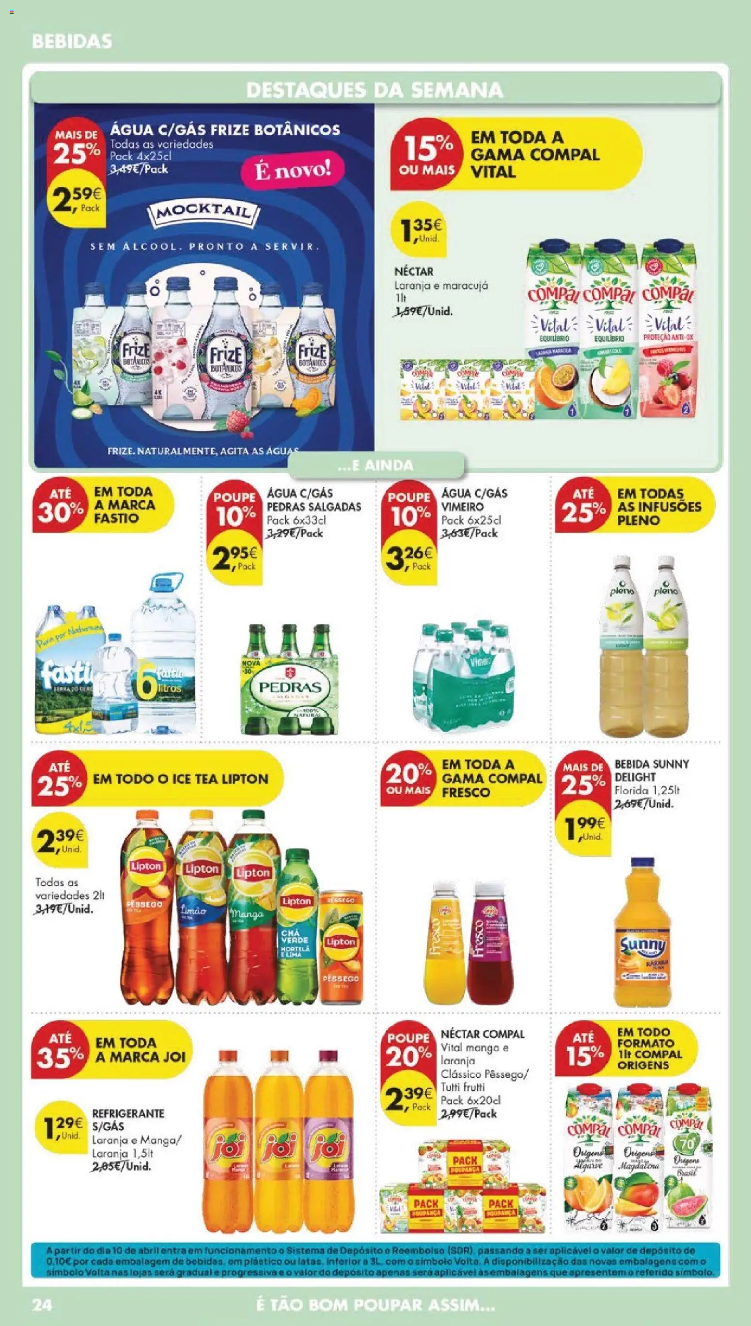 Pingo Doce folheto │ válido de 14.04.2026 | Página: 26 | Produtos: Agua, Refrigerante, Bebida, Soda