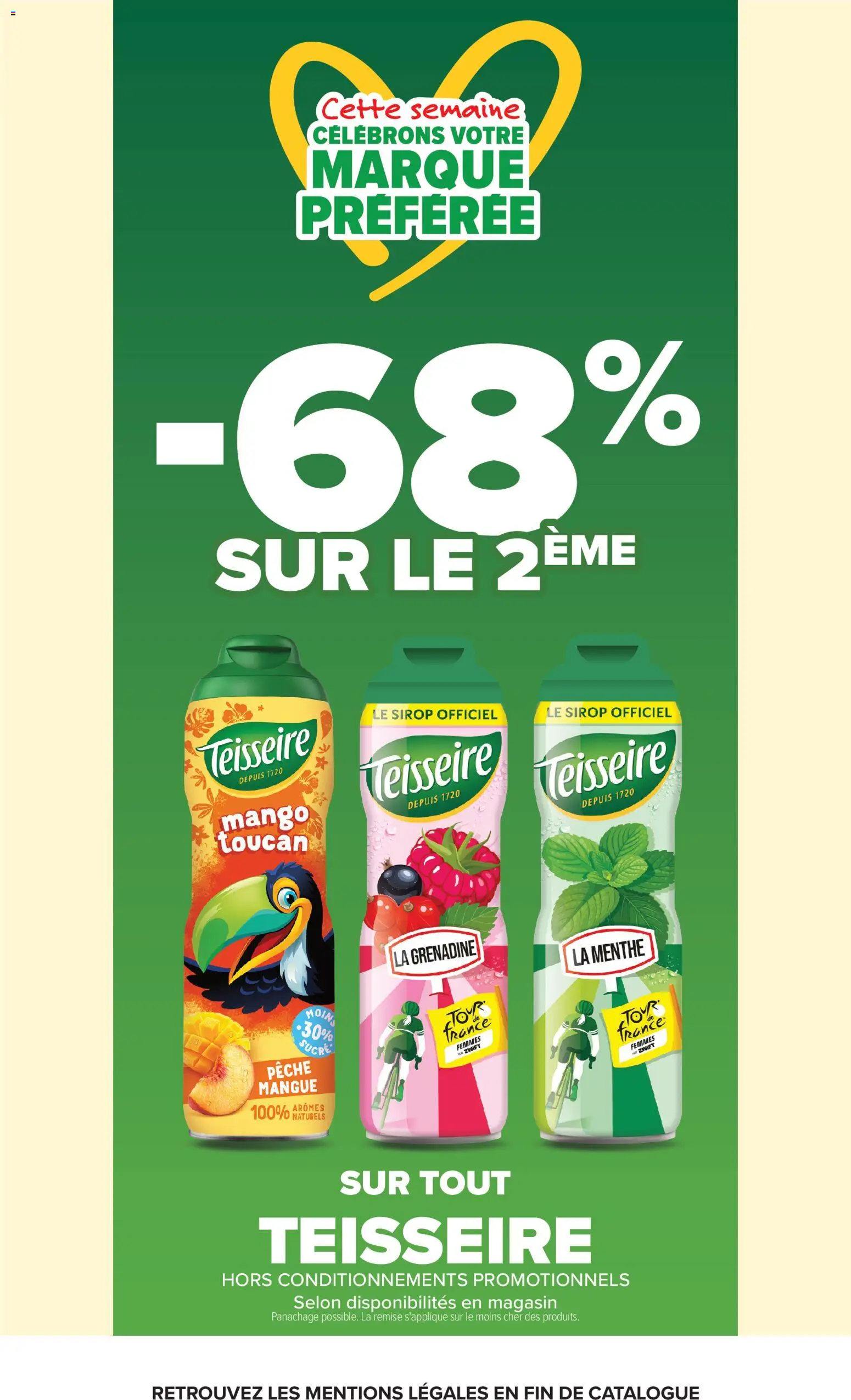 {H1} | Page: 13 | Produits: Sucre, Mangue, Menthe, Pêche