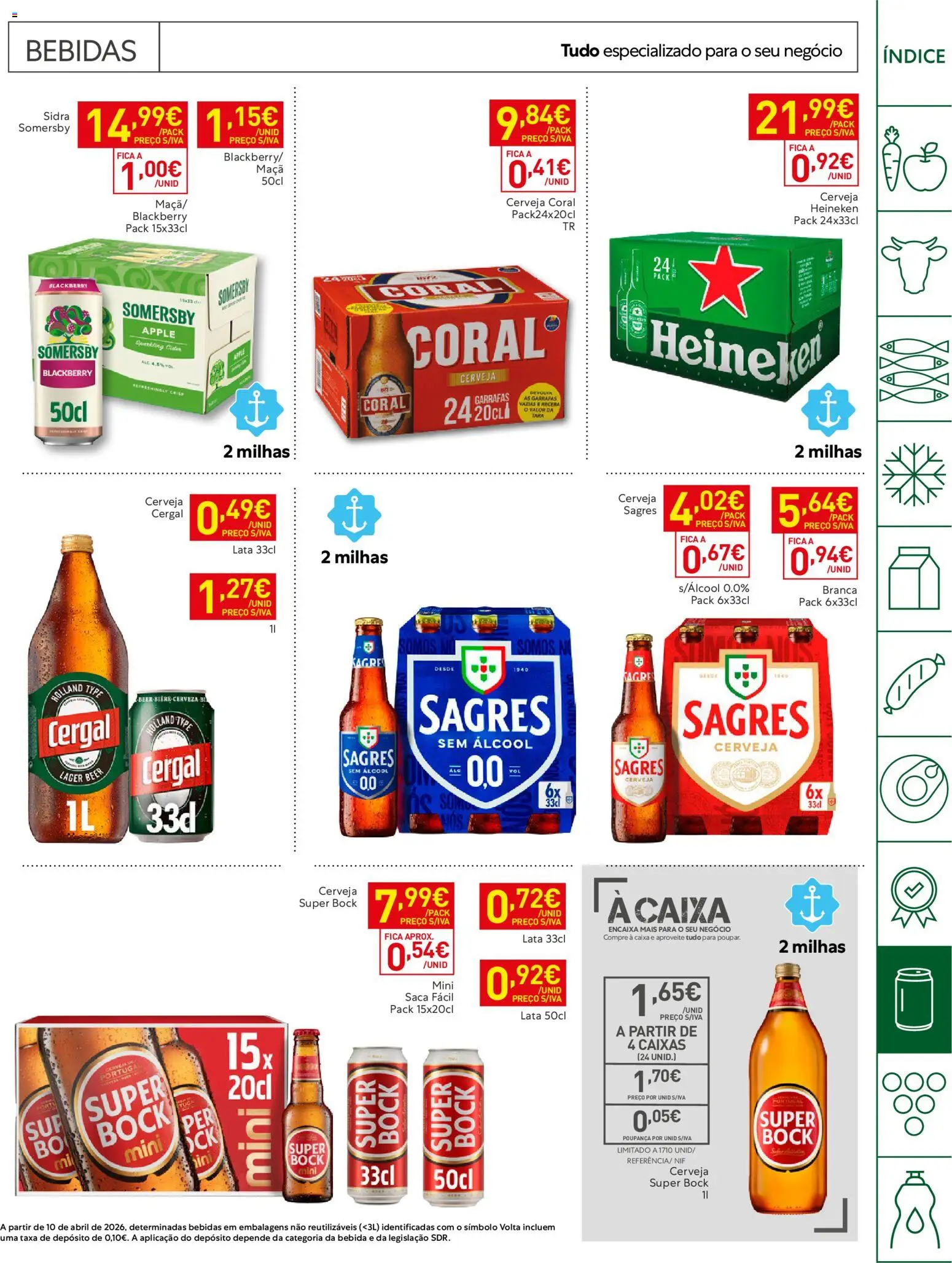 Recheio folheto Horeca Madeira │ válido de 06/10/2026 | Página: 21 | Produtos: Super bock, Bebidas, Somersby, Álcool