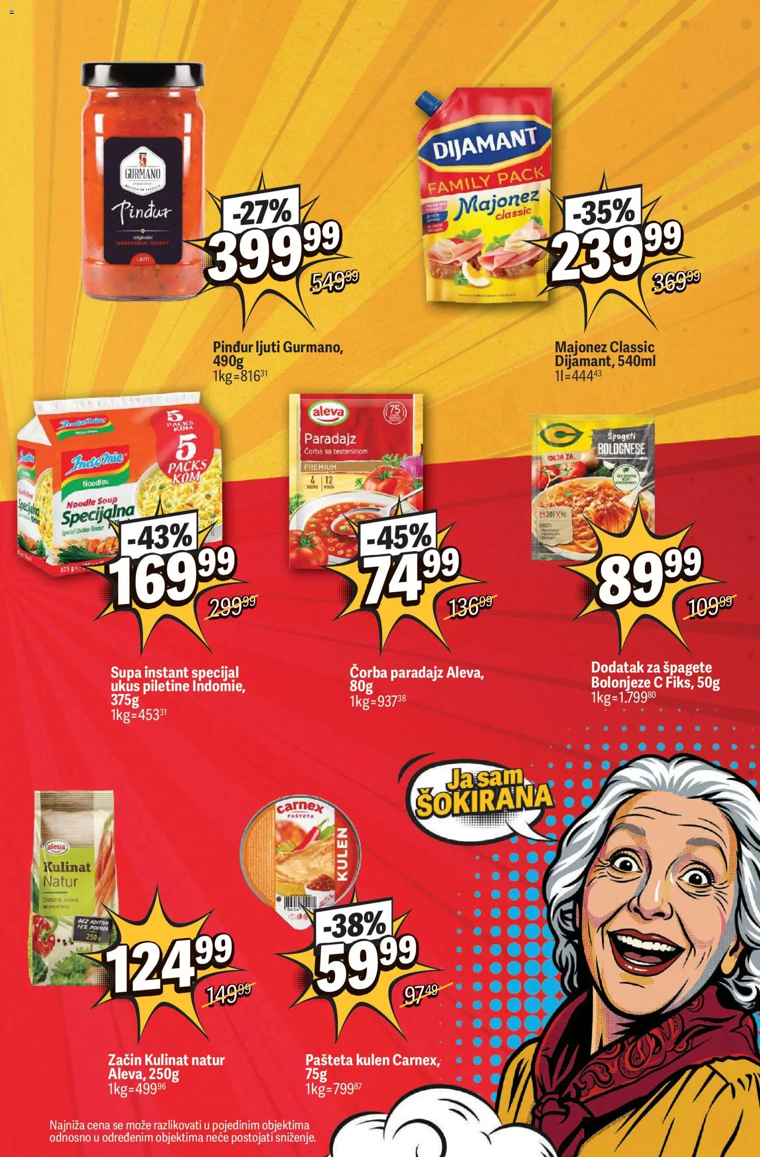 Maxi katalog - važi od 08.10.2026 | Strana: 7 | Proizvode: Majonez, Špageti, Paradajz, Pašteta