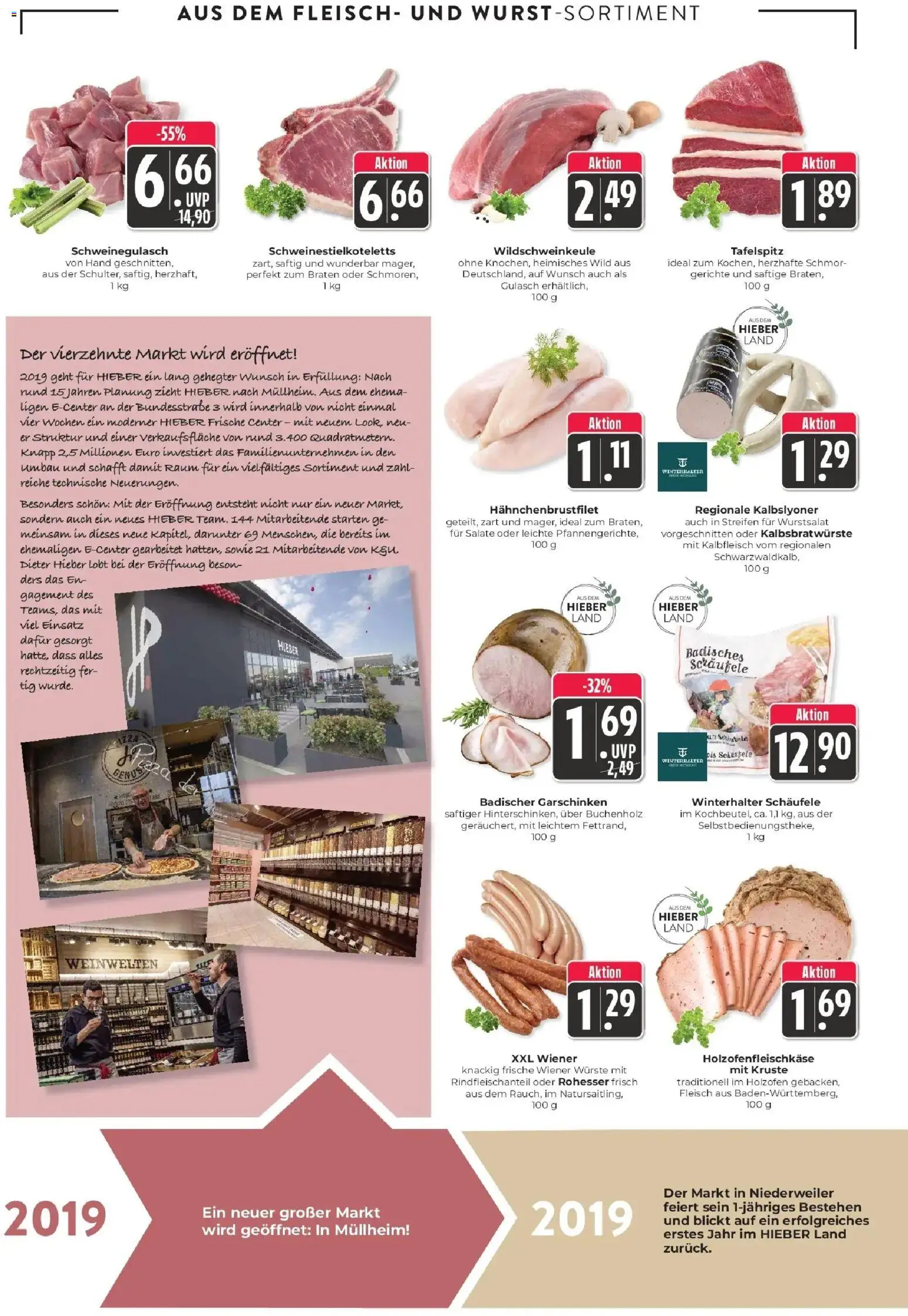 Edeka Prospekt Schliengen (ab 12.10.2026) » Angebote Online | Seite: 4 | Produkte: Schweinegulasch, Gulasch, Gerichte, Fleisch