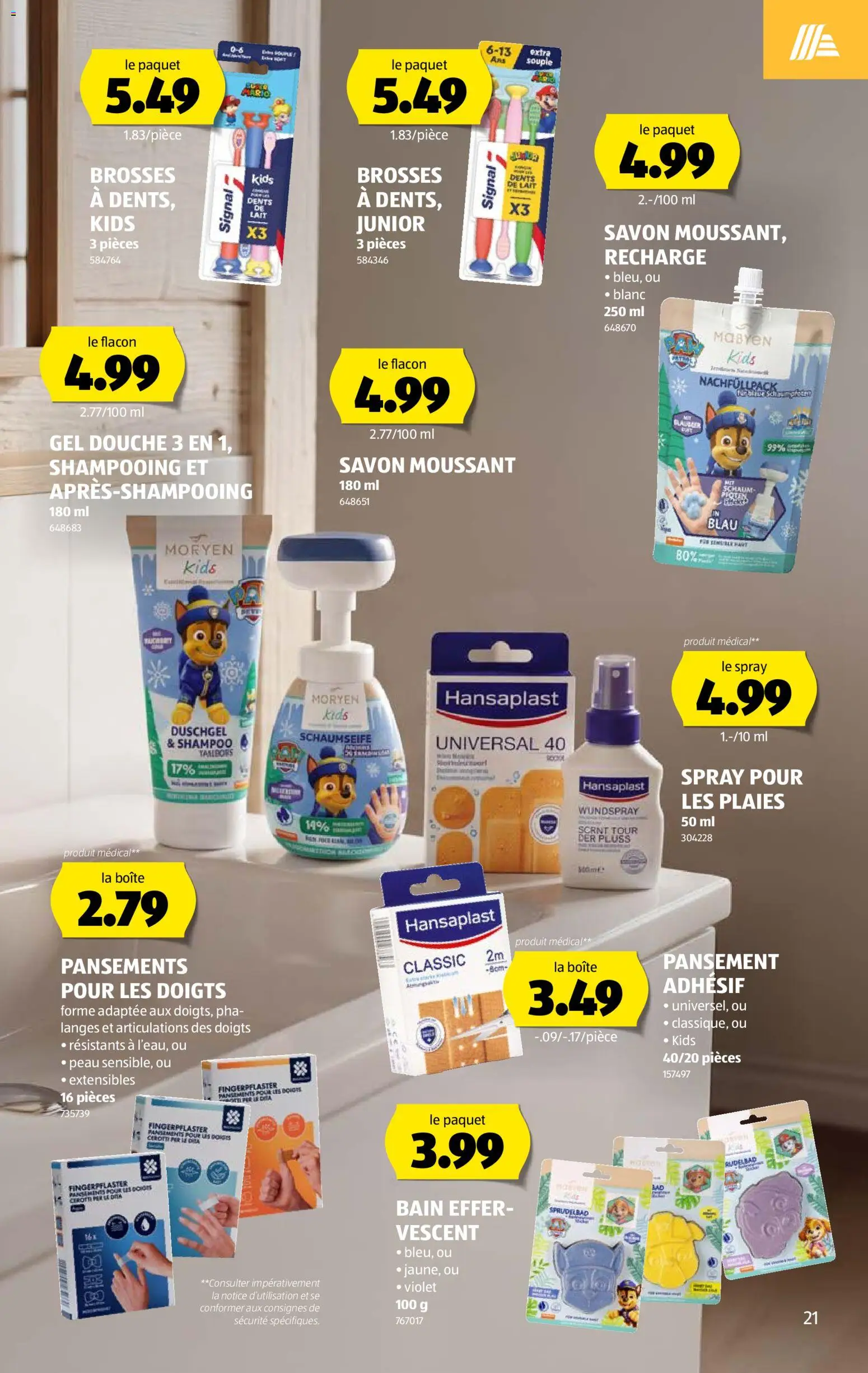 Aldi aktionen FR – gültig ab 27.08.2026 | Seite: 21 | Produkte: Shampoo, Conditioner, Duschgel