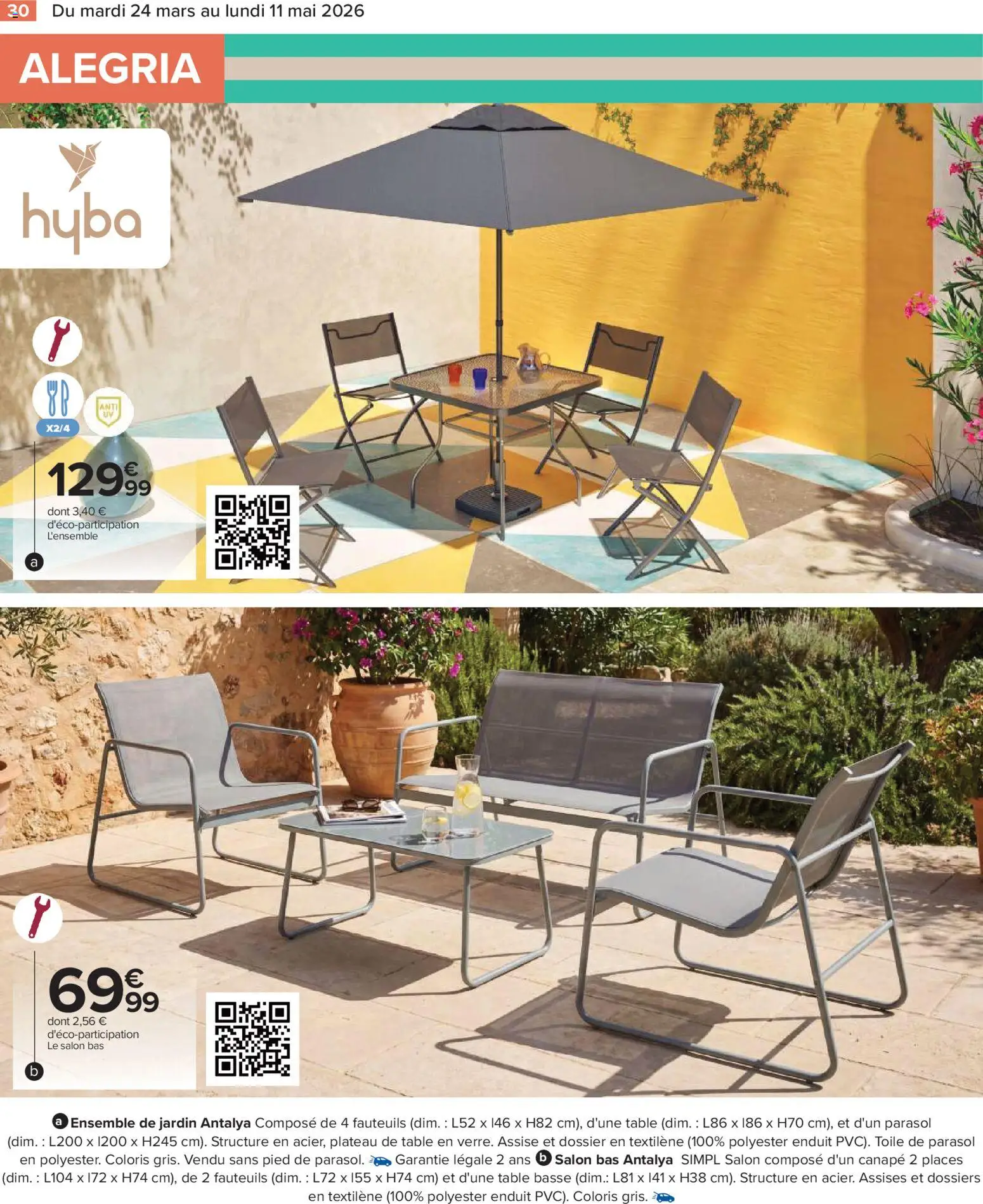 {H1} | Page: 30 | Produits: Plateau, Canapé, Table basse, Table