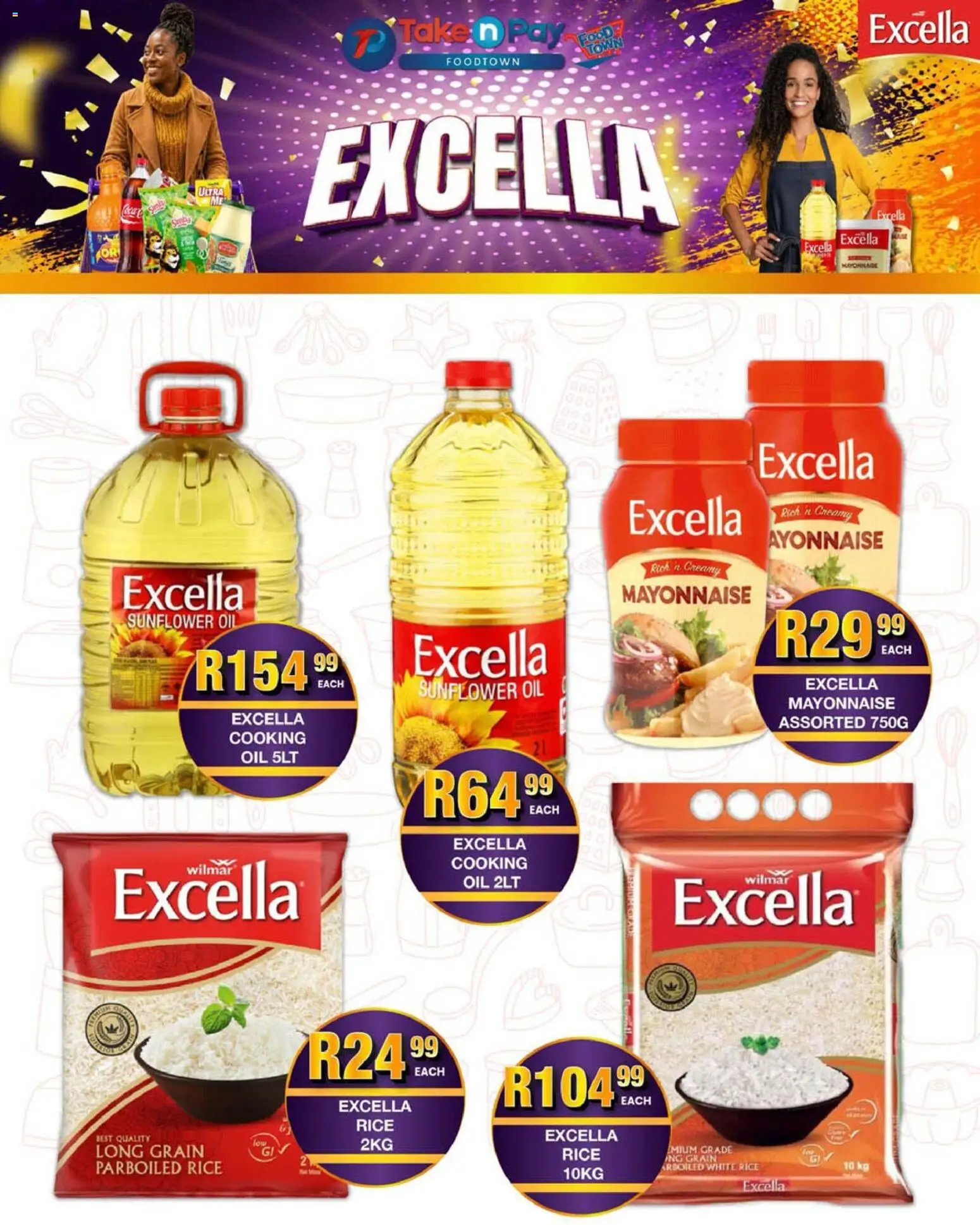 New Take n Pay catalogue – valid from 04.05.2026 | Page: 17 | Products: Oil, Rice, Mayonnaise