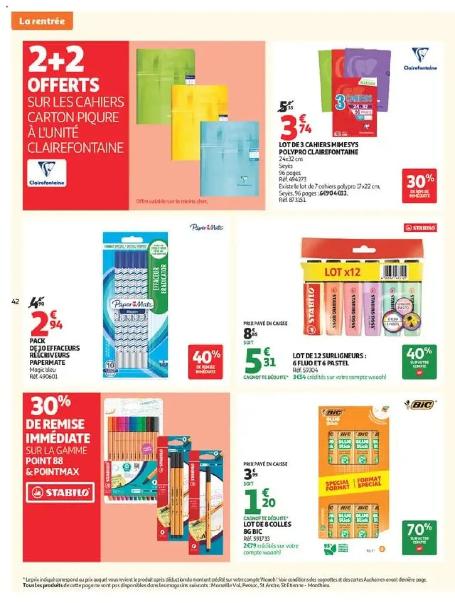{H1} | Page: 42 | Produits: Cahiers