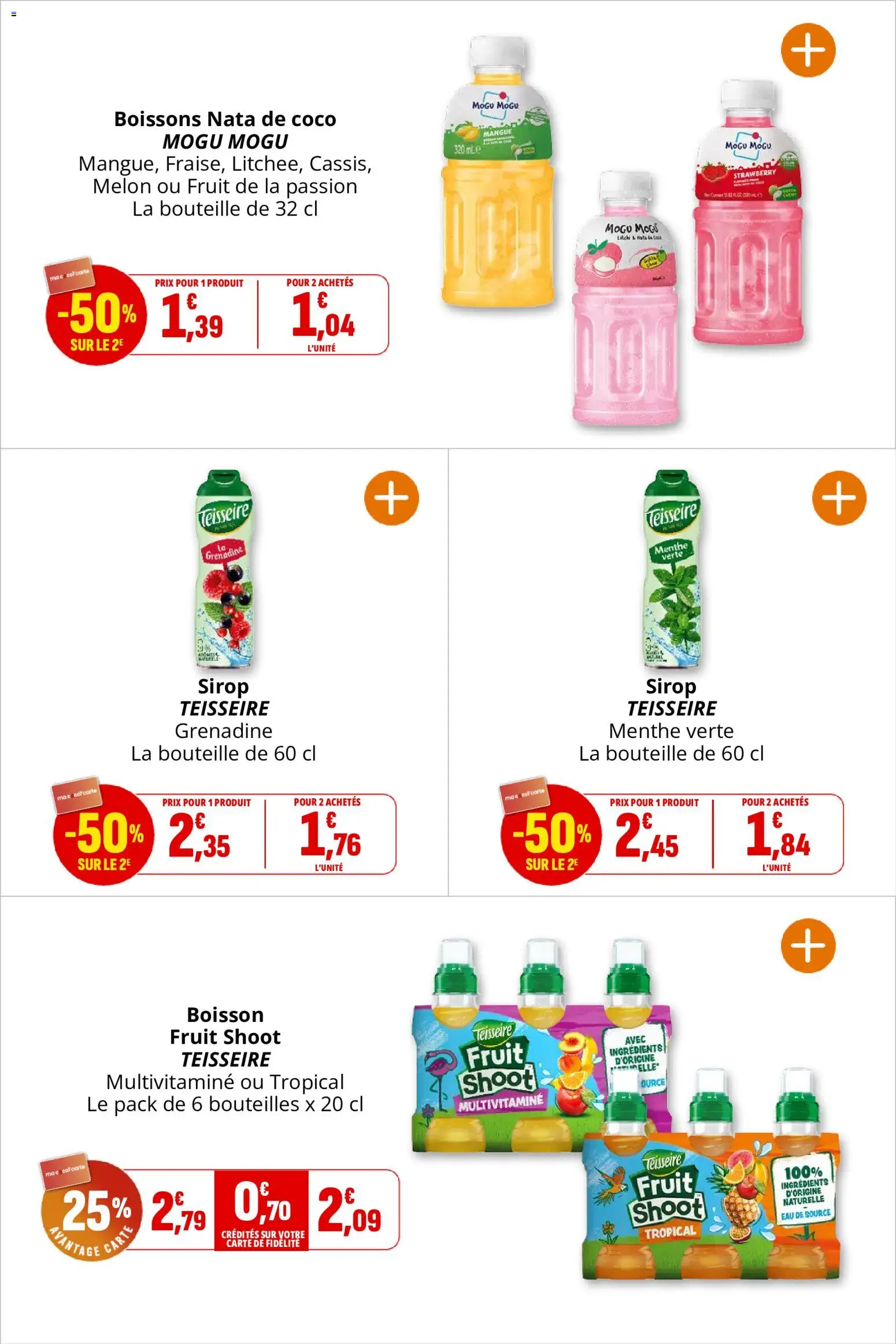 {H1} | Page: 36 | Produits: Mogu Mogu, Boisson, Sirop, Coco