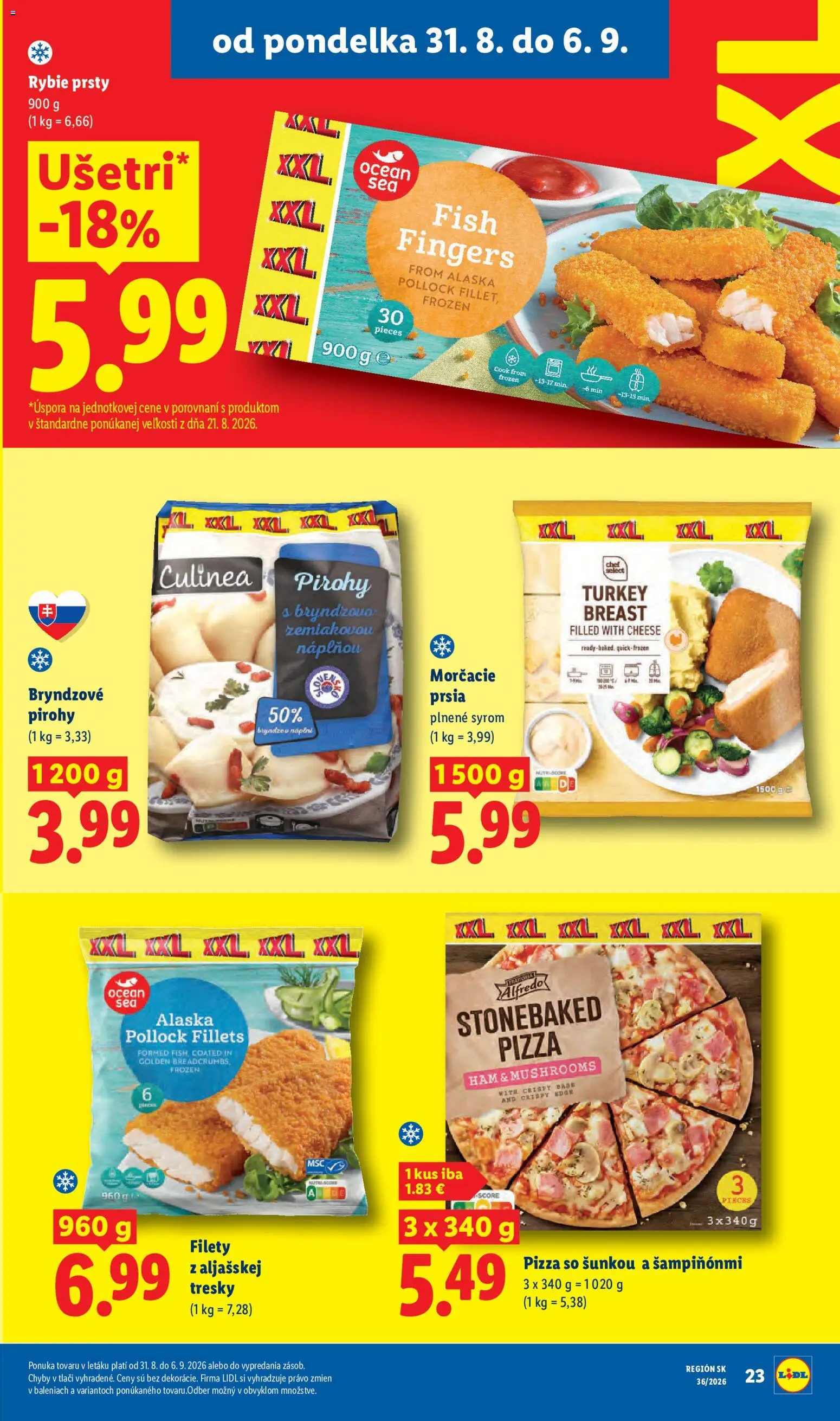 Nové Lidl akcie – leták je platný od 31.08.2026 | Strana: 31