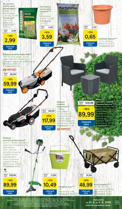 Tesco leták platný od 20.05.2026 | Strana: 43 | Produkty: Nábytok, Krovinorez, Stoličky, Stôl
