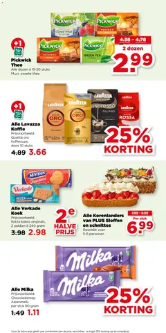 Alle Lavazza Koffie, Prijsvoorbeeld: Qualità oro koffiecups, doos 10 stuks - Voorbeeld van een folder van Plus, geldig van 29.04.2026 | Pagina: 28